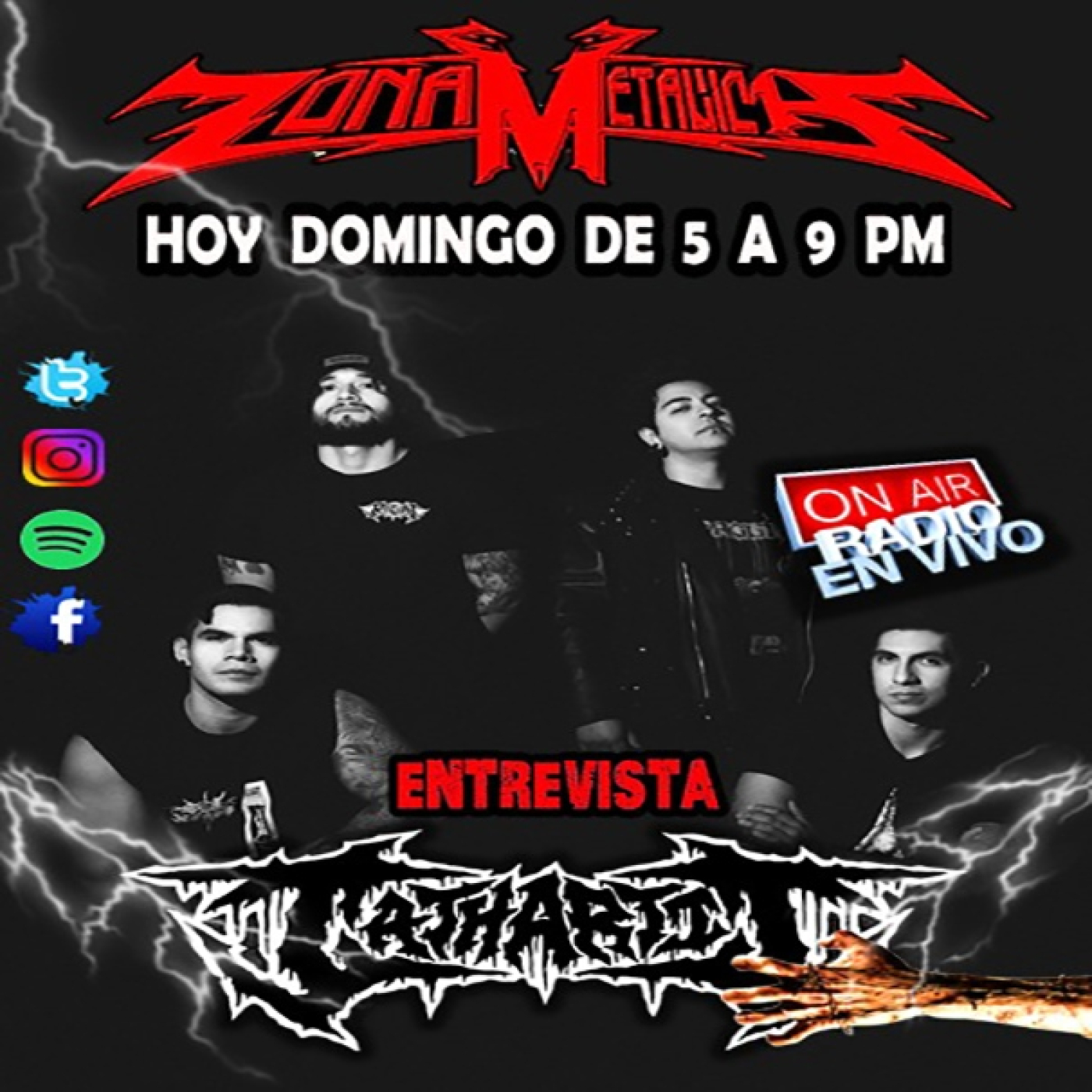 ZONA METÁLICA ENTREVISTA A CATHARTIC 6-agosto-2023 episode artwork