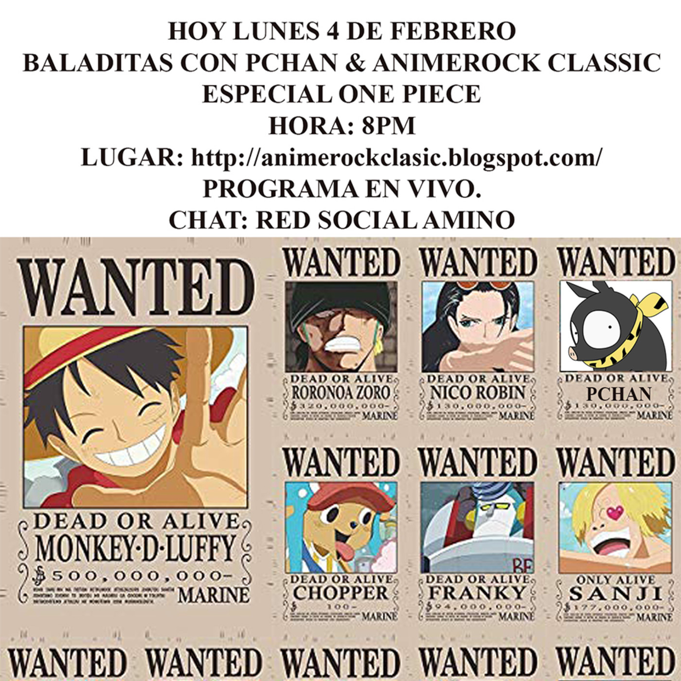 Animerock Classic & Baladitas con pchan 4 de febrero del 2019 episode artwork