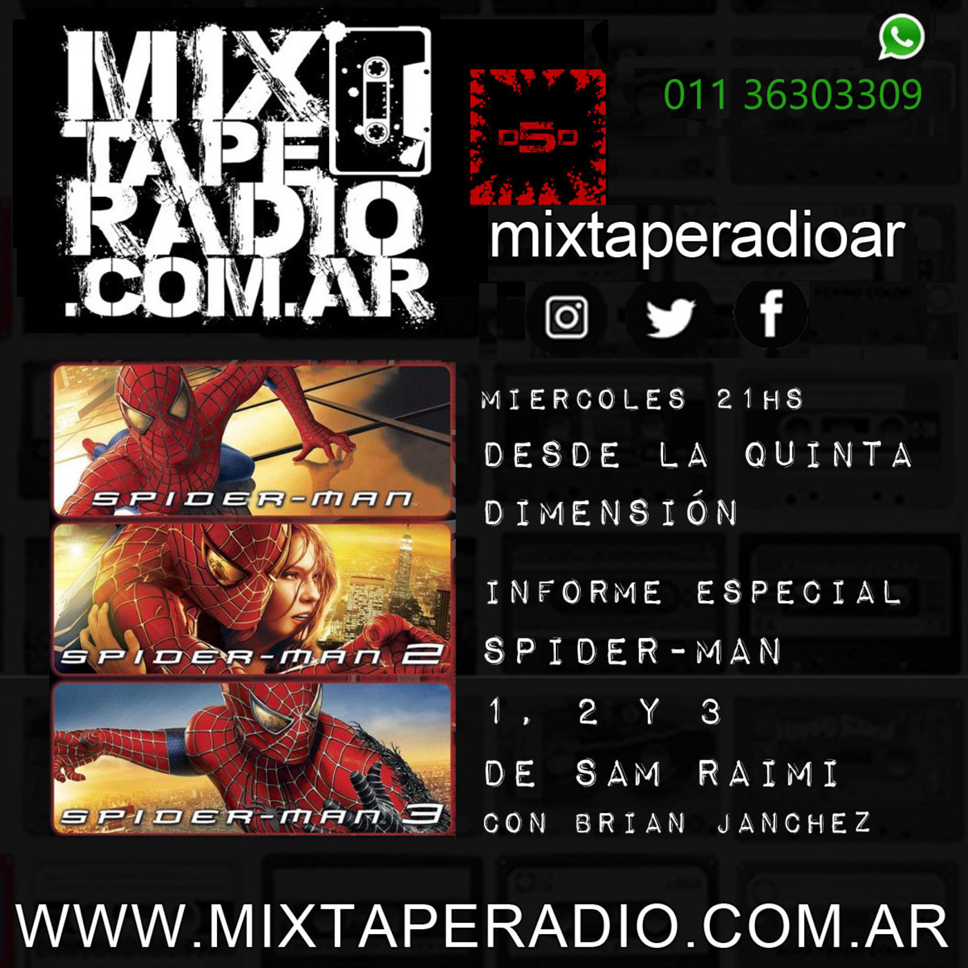 d5d temporada 7 especial Spider-man trilogía original