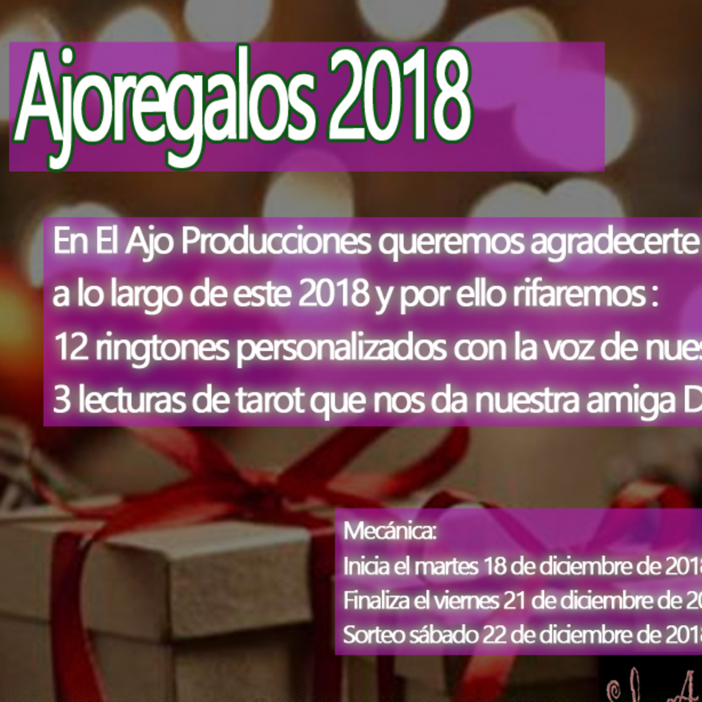 Ajoregalos 2018 episode artwork