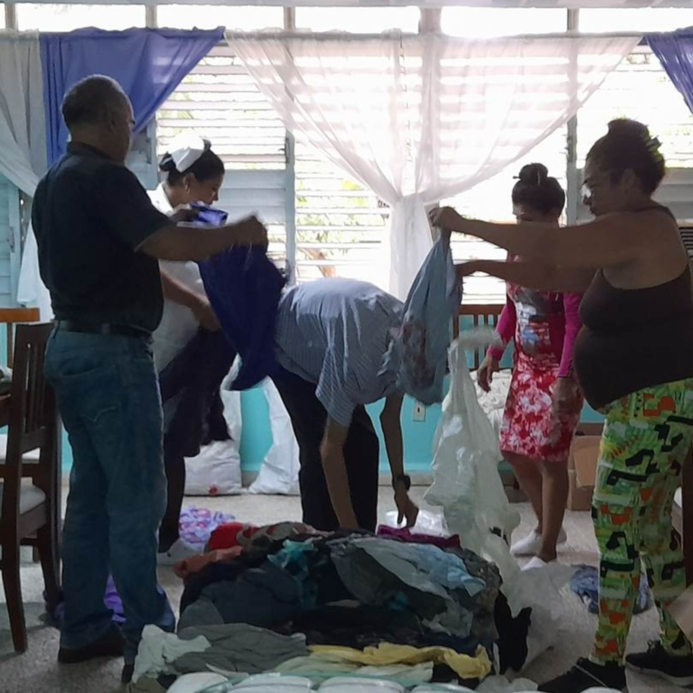 Mailin Sánchez Mendoza expresó el agradecimiento a los que unidos por el ideal humanista de ayudar