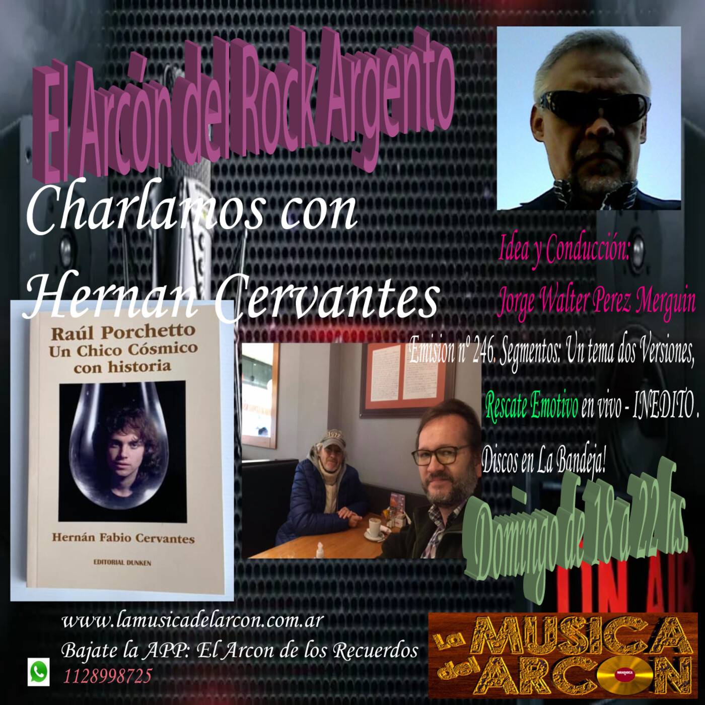 El Arcon del Rock Argento - Emision n° 246 con Hernan Cervantes - 18-07-2021 episode artwork