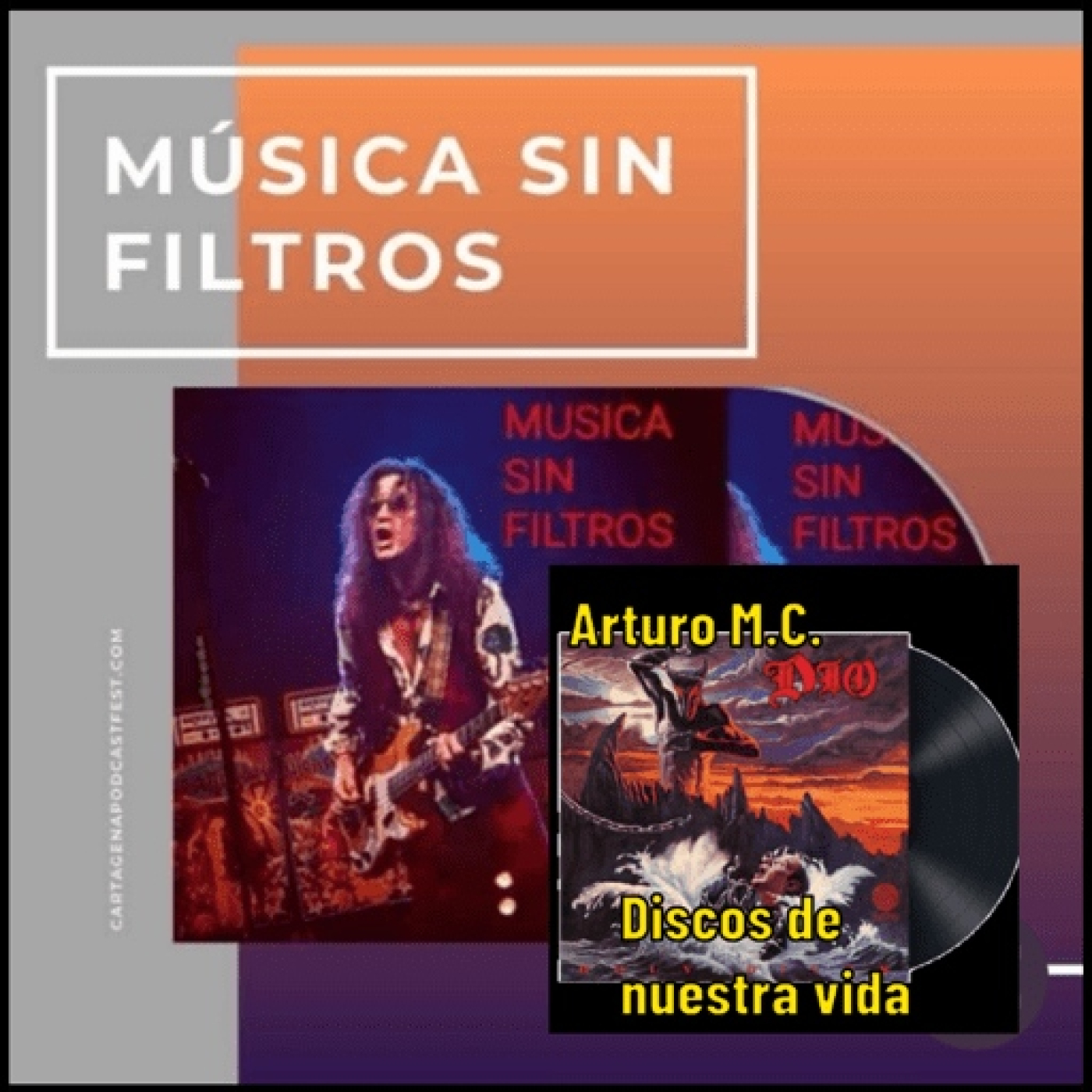 MUSICA SIN FILTROS PROGRAMA 210 CON LA SECCION DISCOS DE NUESTRA VIDA episode artwork