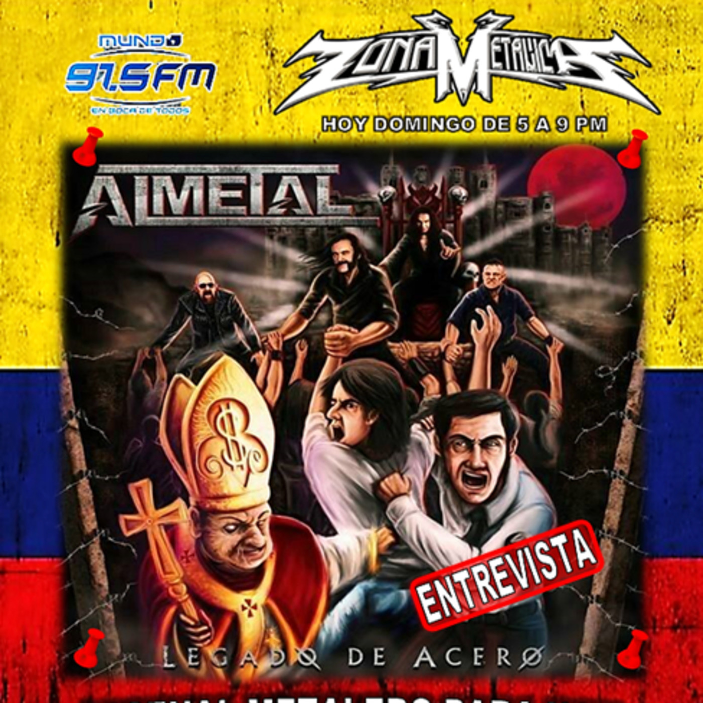 ZONA METALICA ENTREVISTA A ALMETAL 28-mayo-2017 episode artwork