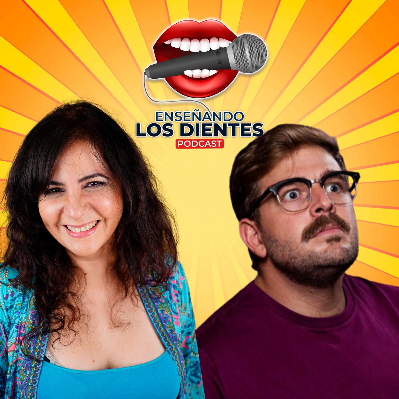Enseñando los dientes
