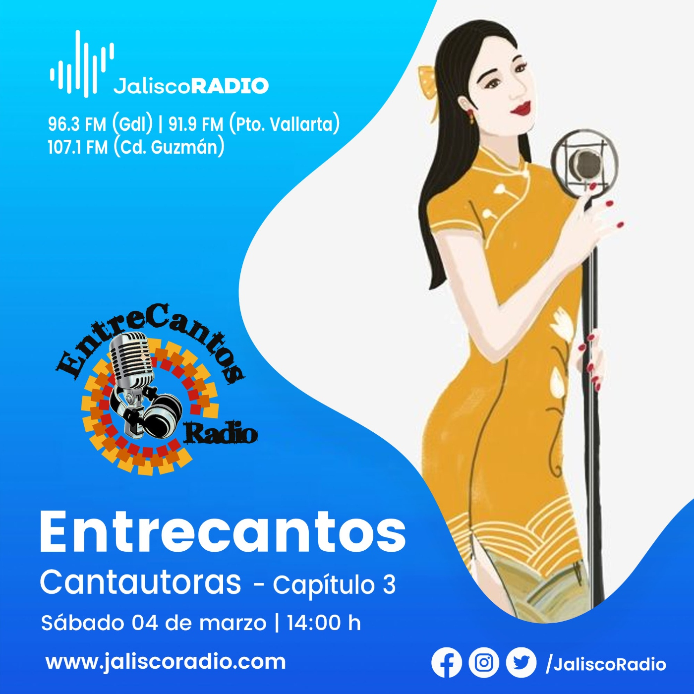 Programa Entrecantos 04 de marzo, 2023: Cantautoras Capítulo 3 episode artwork