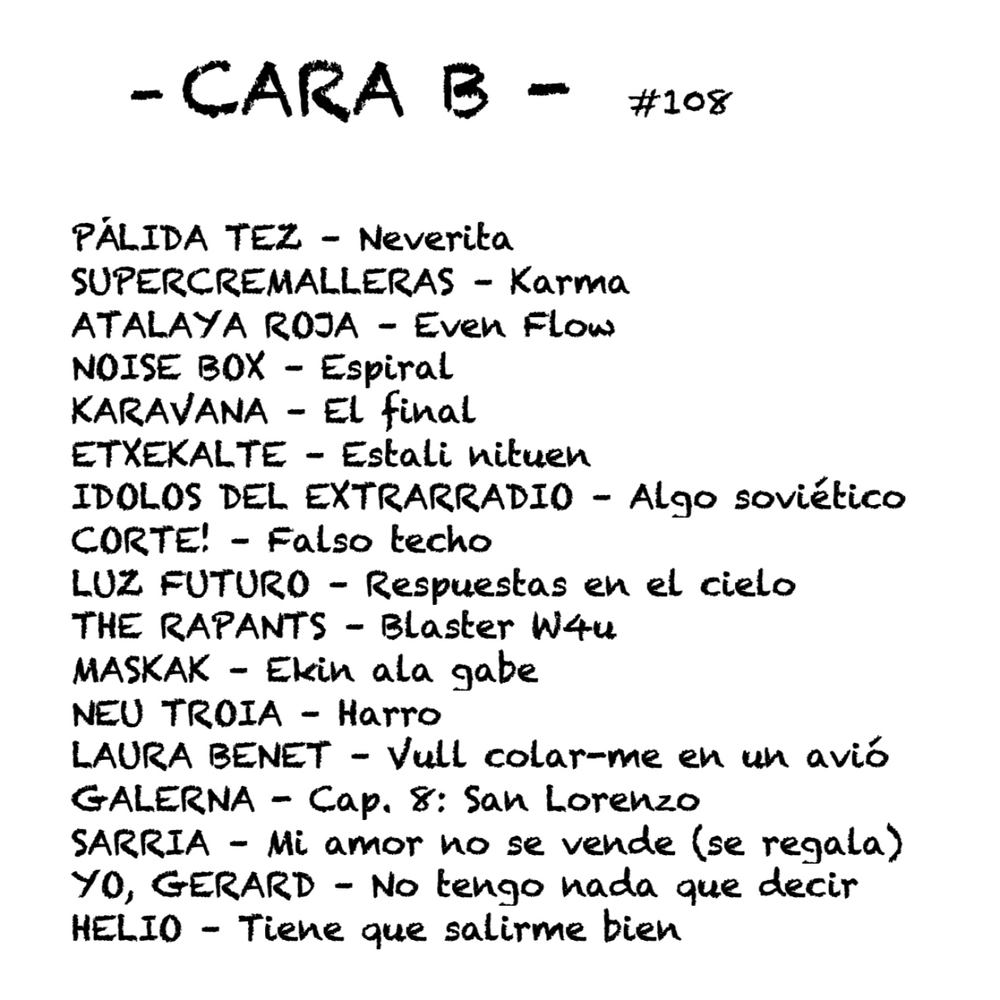 Cara B - 108