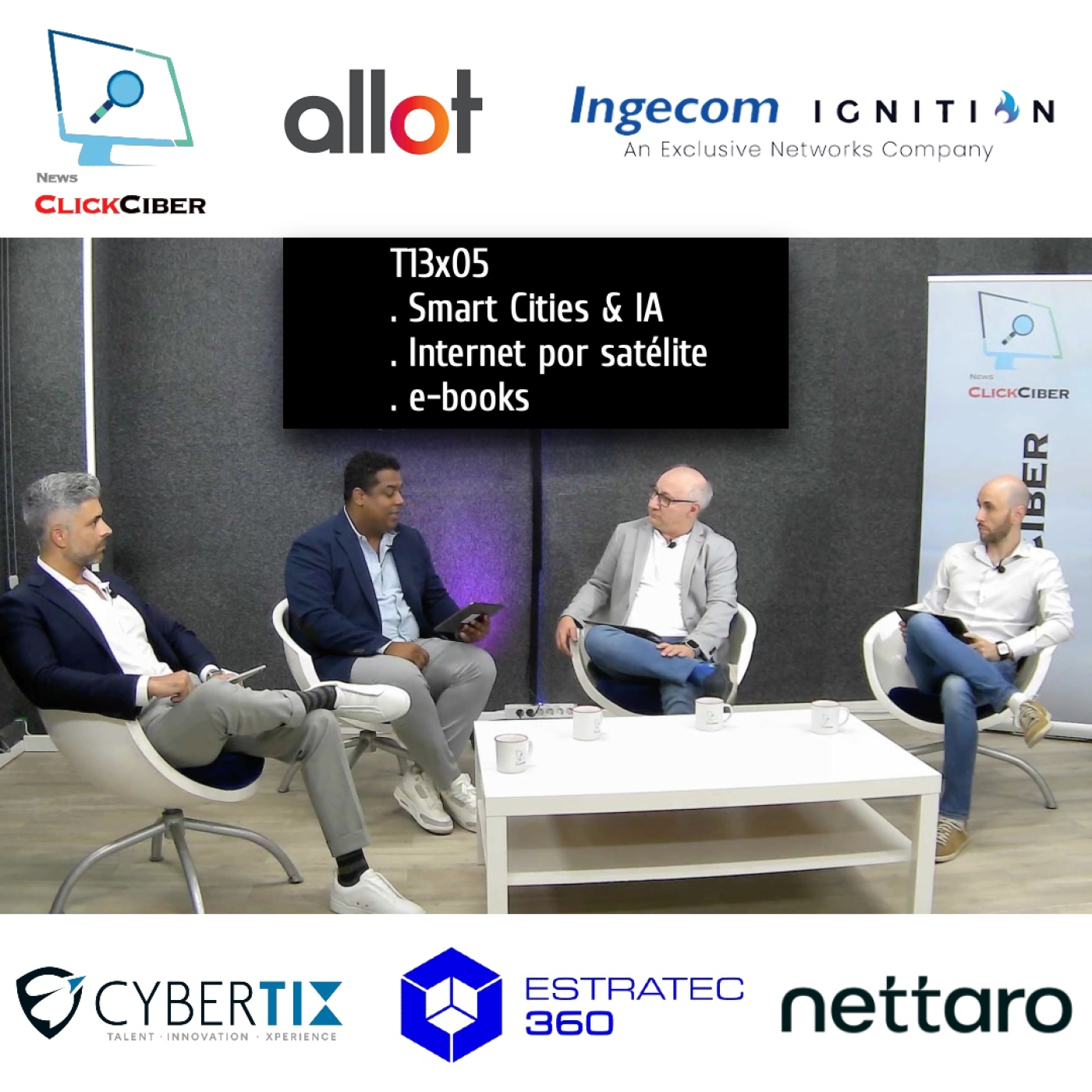 T13x05 ebooks | Internet por satelite| Ciudades Inteligentes episode artwork