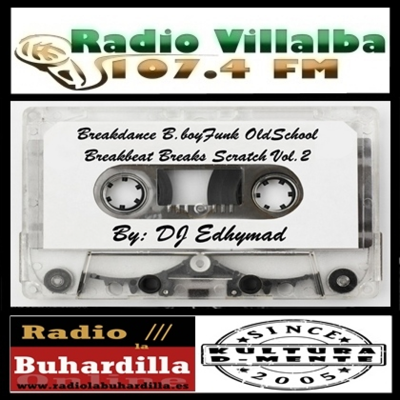 Kultura D-Mente 13/11/22 17x09 "Breakdance B.boyFunk OldSchool Breakbeat Breaks Scratch Session Vol. 2" By Edhymad episode artwork