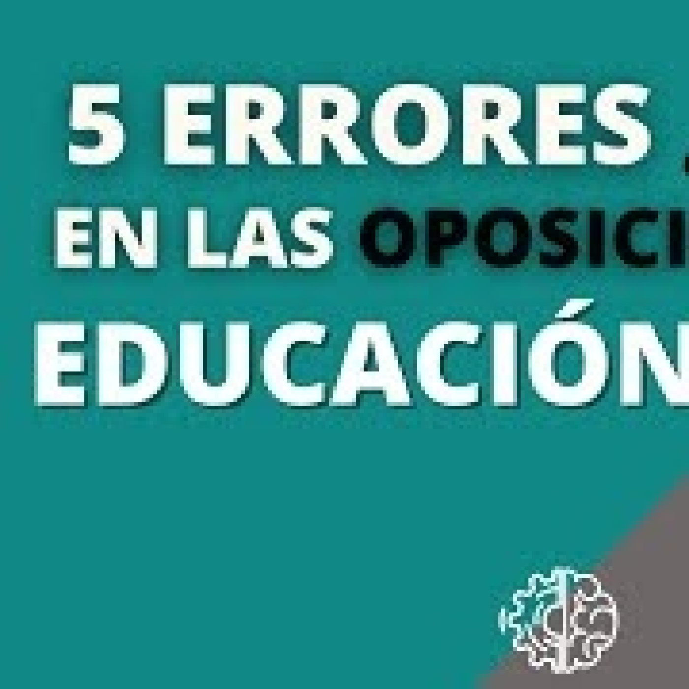 5 errores en las oposiciones de Educación Física episode artwork