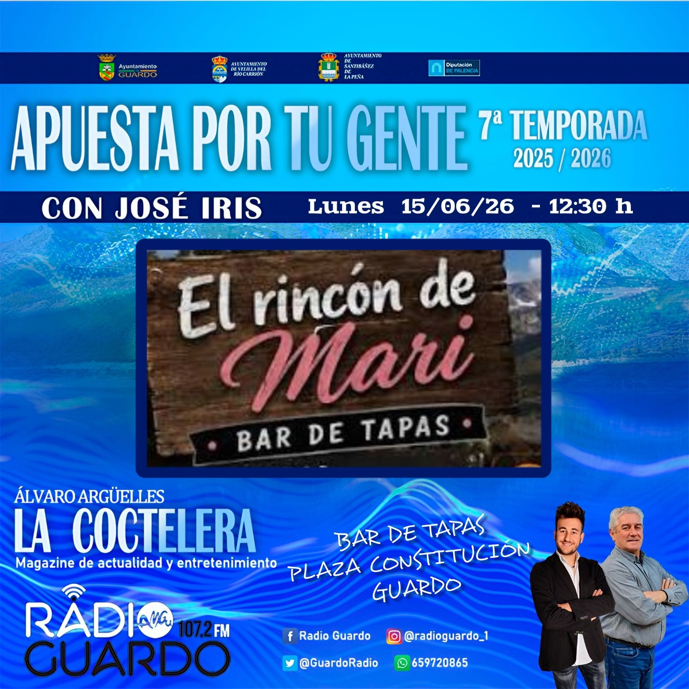 Radio Guardo, La Coctelera, Apuesta por tu gente , 15 Junio 2026 episode artwork