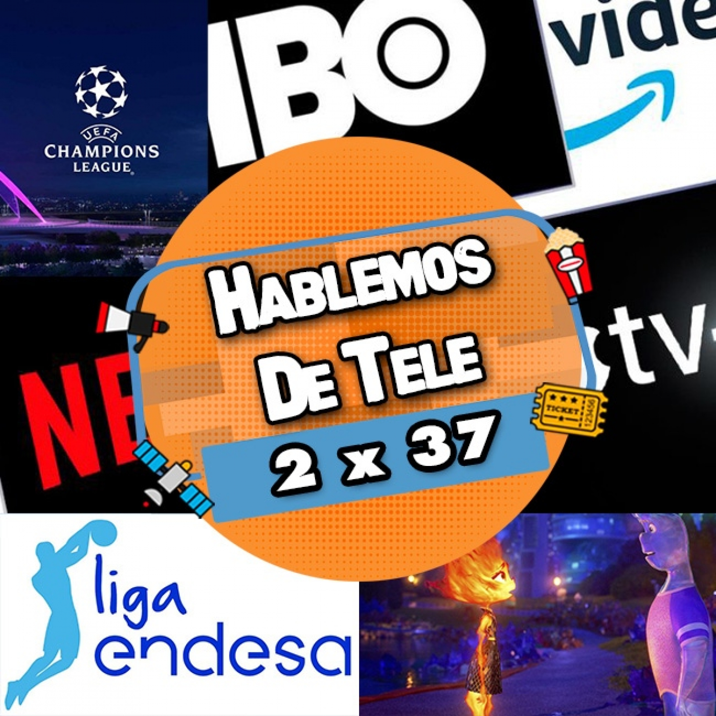 HDT 2x37: Liga Endesa, Champions, Audiencias Plataformas y algo más esto es Hablemos de Tele