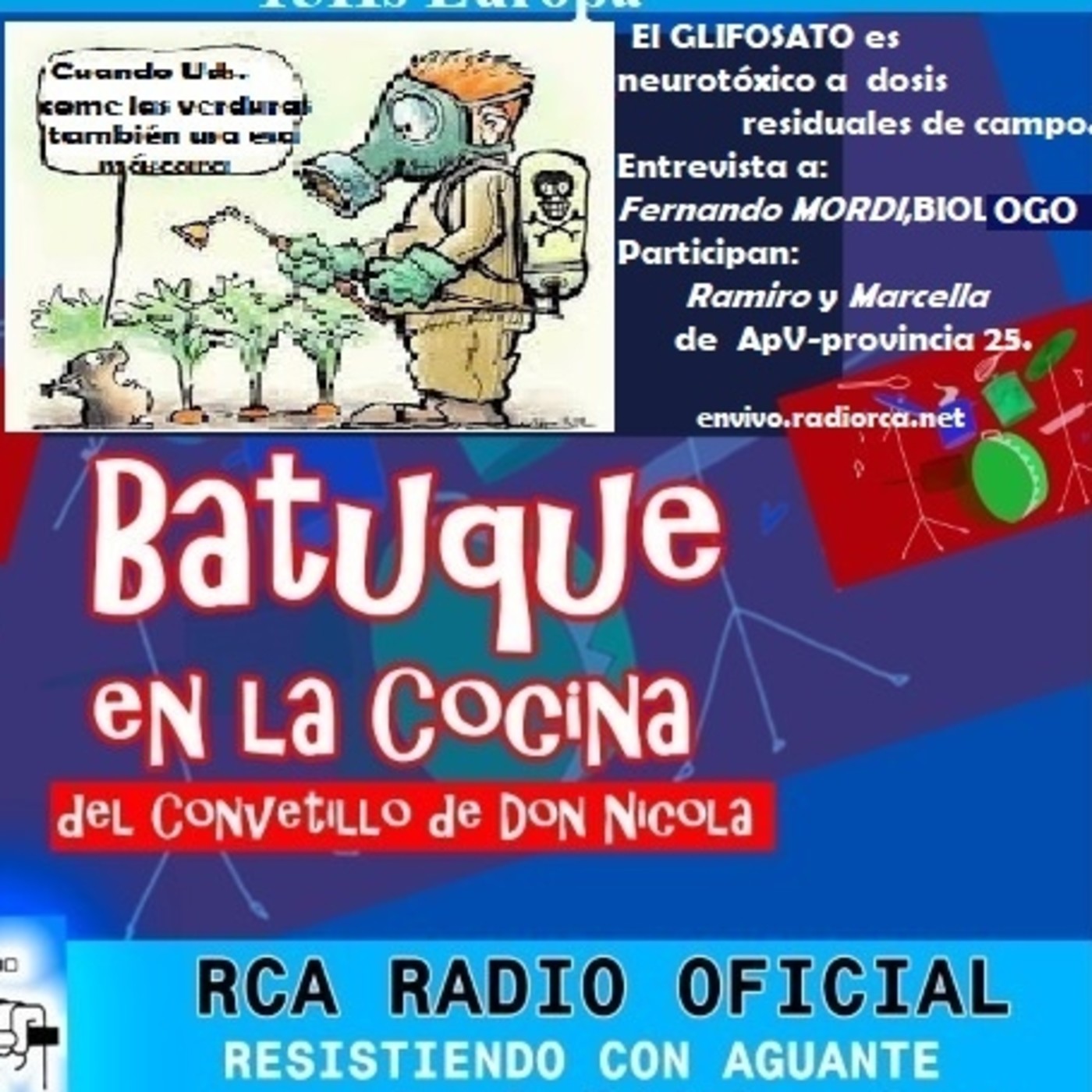 BATUQUE en la COCINA...con Fernando Guerrieri. 29-8-18 episode artwork