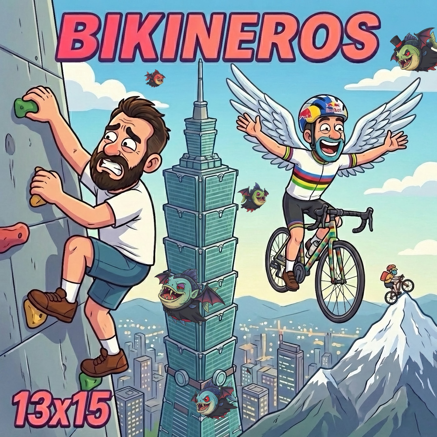 BKN 13x15 De VdP, Honnold, everestings y todo sin alas