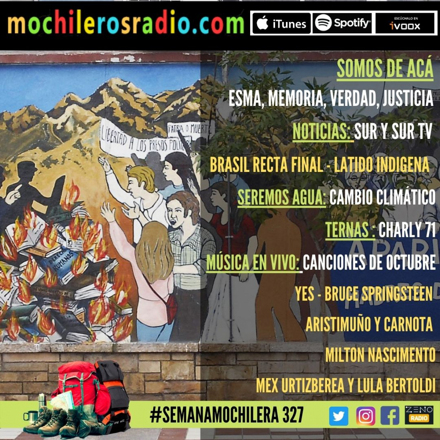 Mochileros 327 - 28 de Octubre de 2022 episode artwork