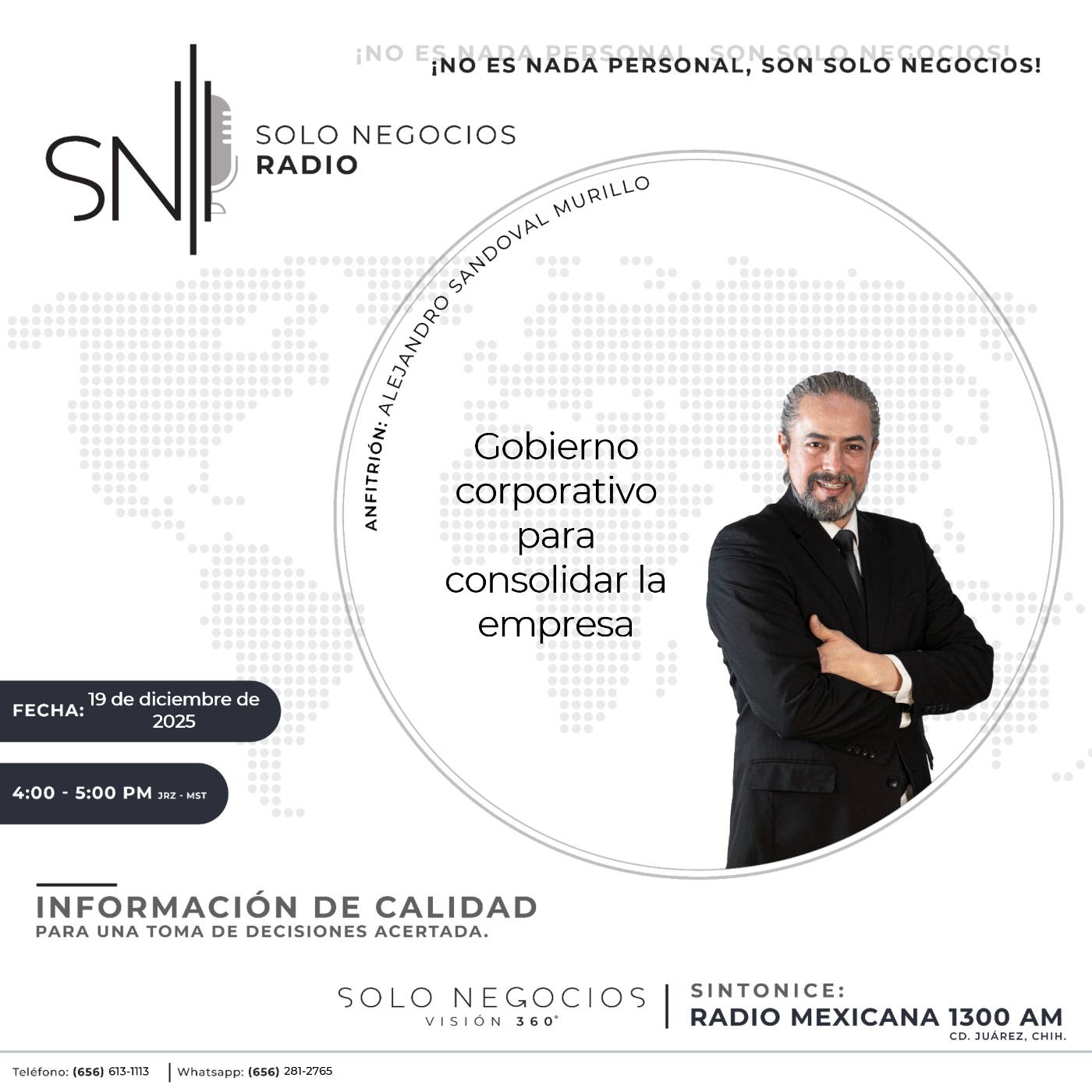 [SNR-19/12/2025] Gobierno corporativo para consolidar la empresa