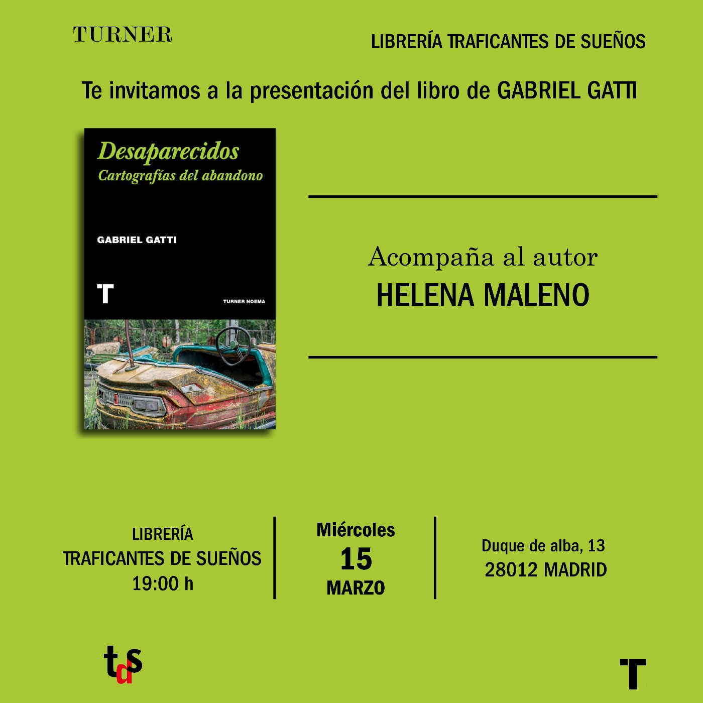 Presentación del libro Desaparecidos. Cartografías del abandono (Turner, 2023). episode artwork