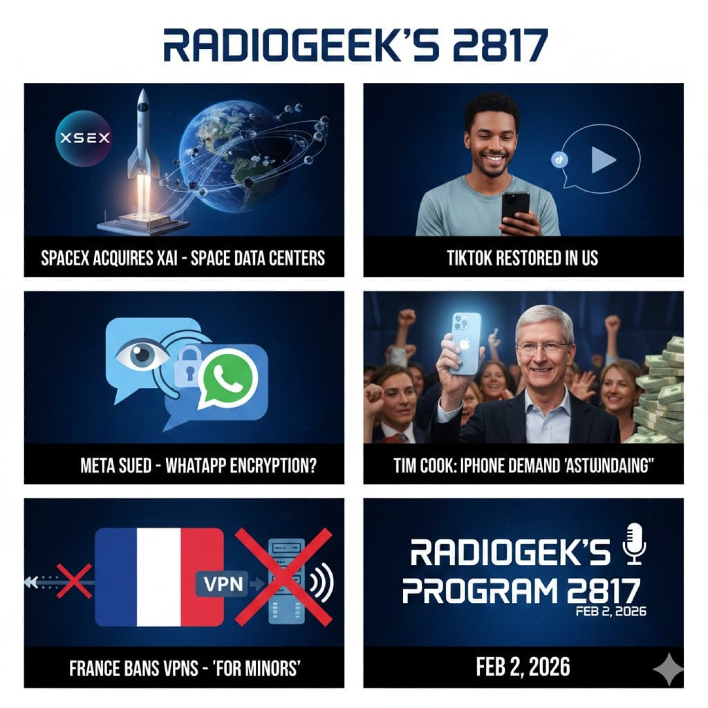 Radiogeek 2817 - El Gobierno Francés quiere romper con toda la privacidad de sus ciudadanos