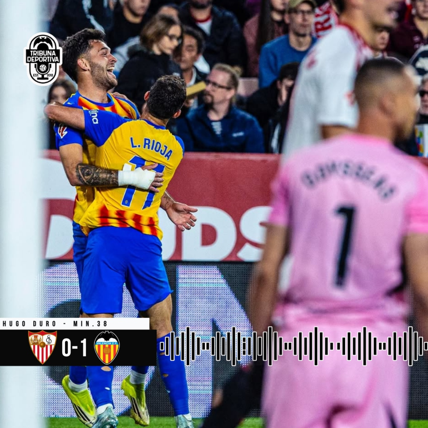 GOL | Hugo Duro Sevilla FC 0 - 1 Valencia CF J29