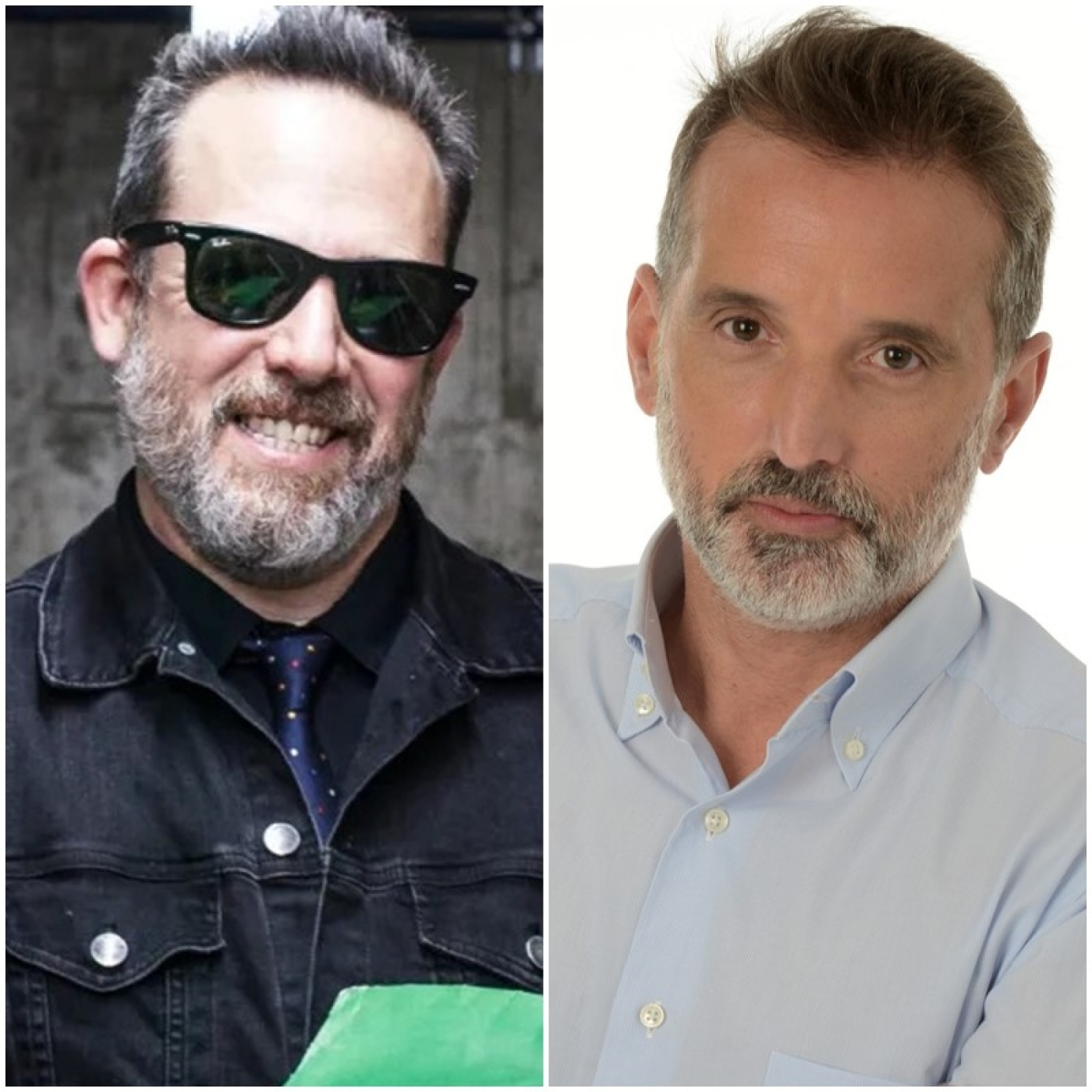 Maxi Martina (Periodista de Rock en Mega y Futurock) Carlos Iogna Prat (Periodista, Columnista de Música en TN/Canal 13)