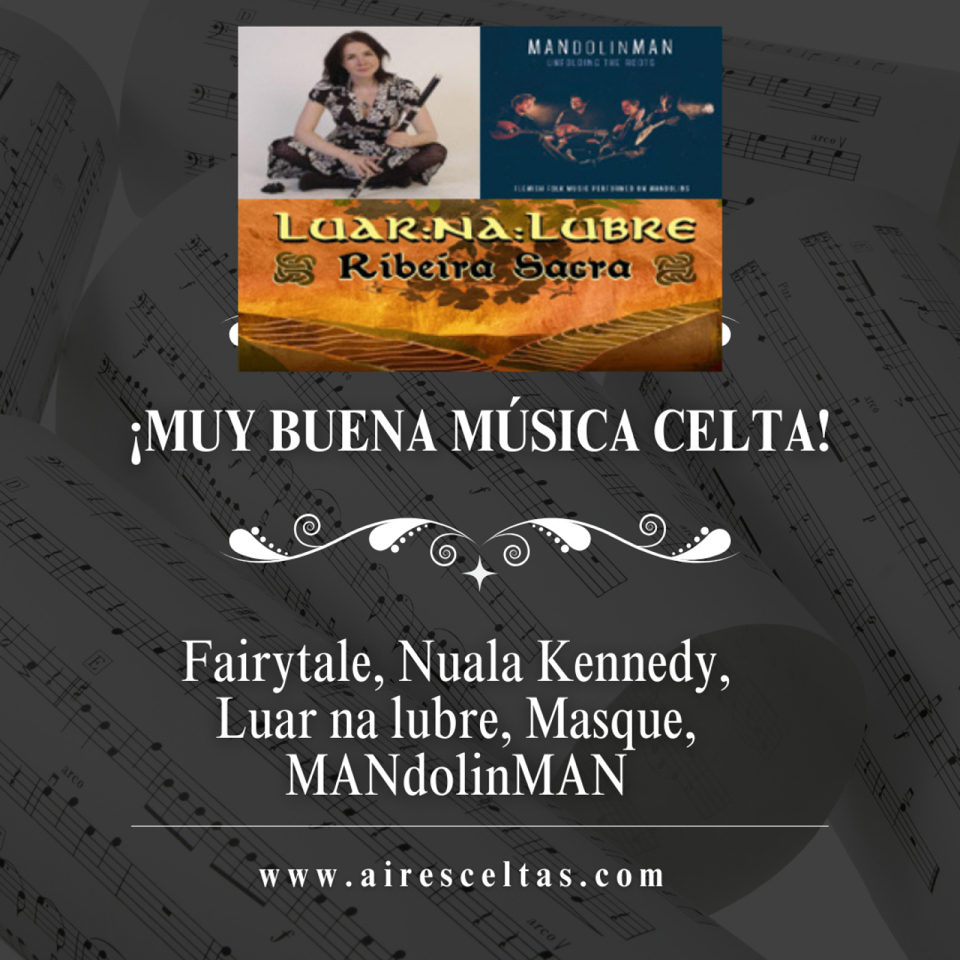 Aires Celtas 26-04-2025 - FAIRYTALE, MANdolinMAN, MASQUE episode artwork