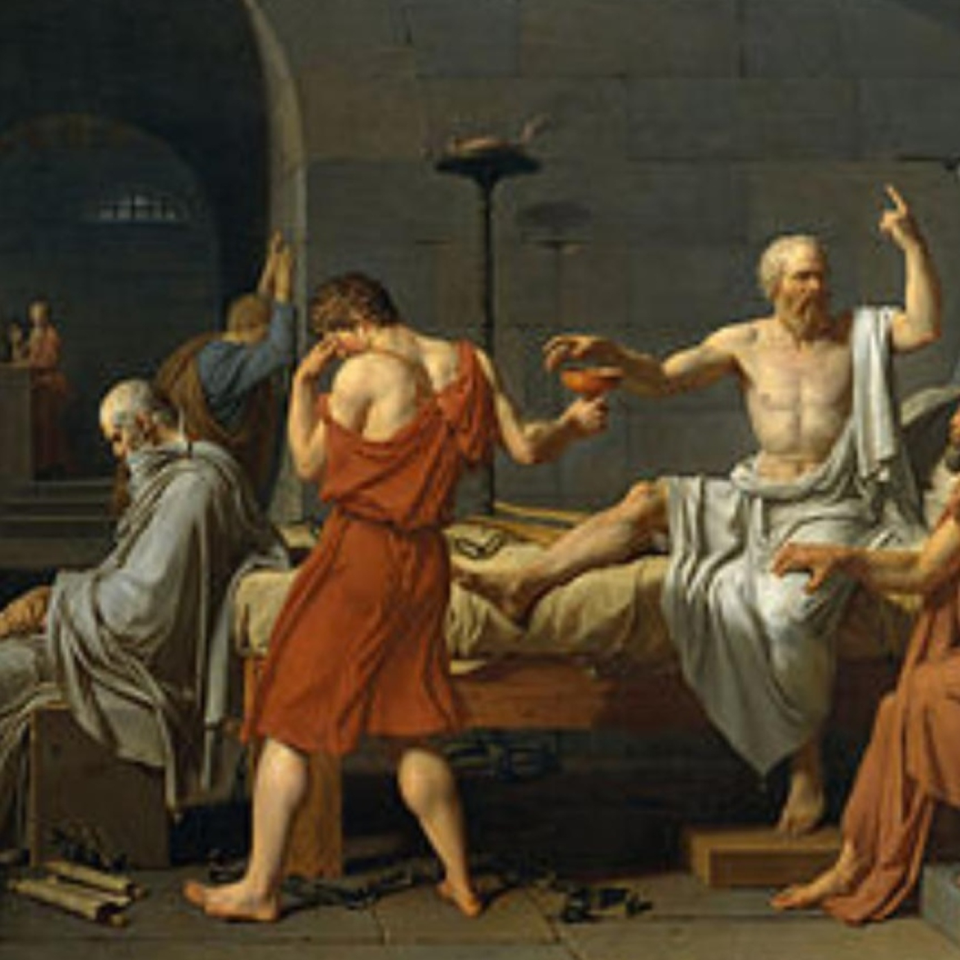 Episodio 20 (T1). La muerte de Sócrates, Jacques Louis David episode artwork