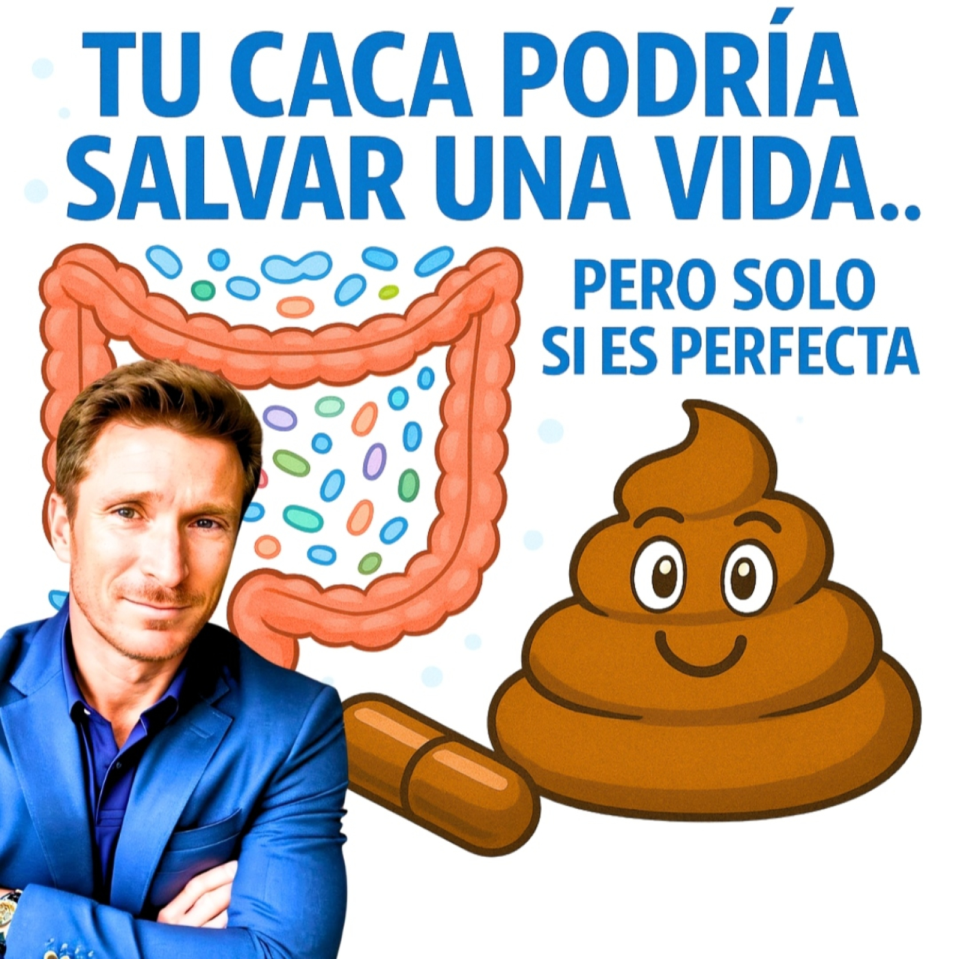 Tu caca podría salvar una vida, pero sólo si es perfecta