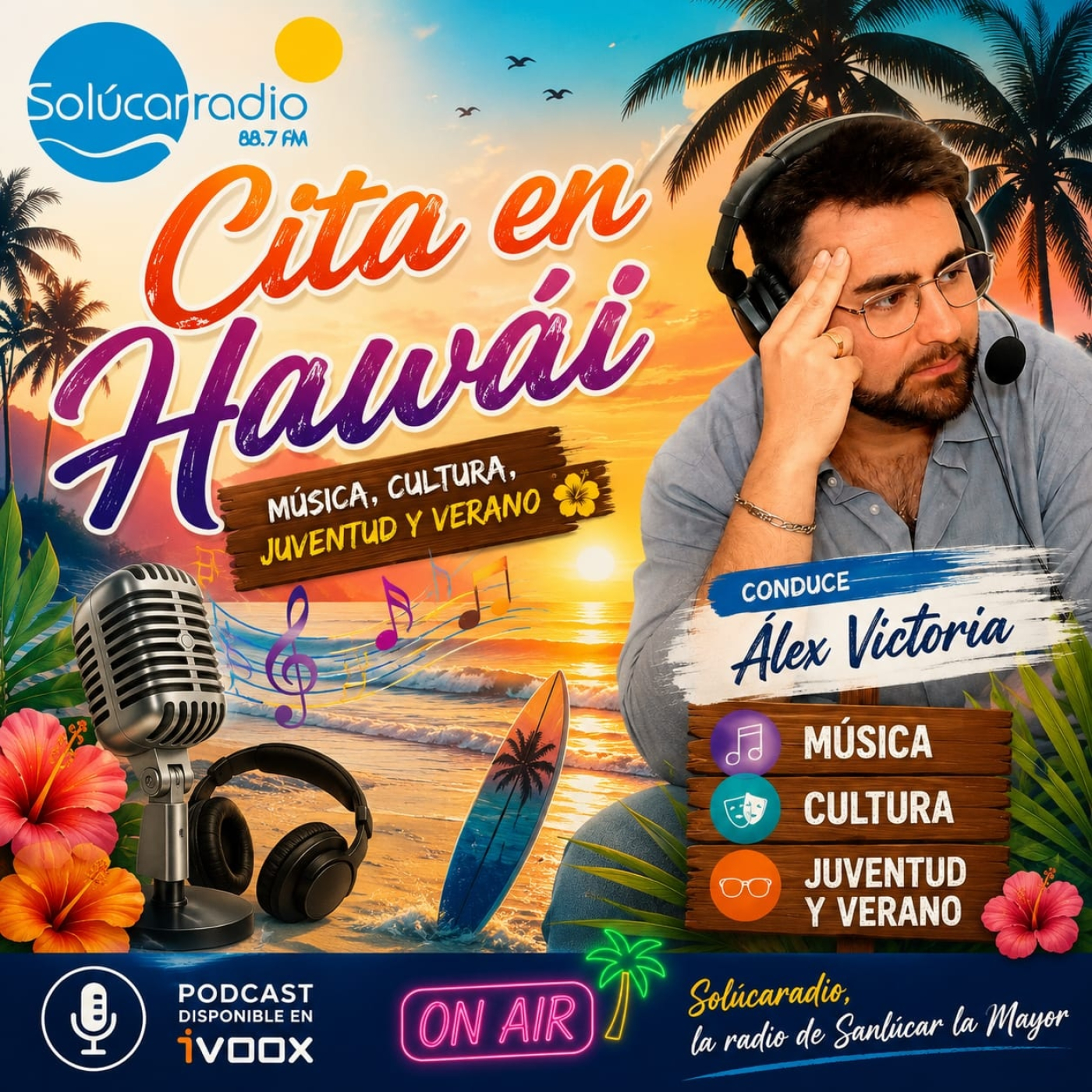 CITA EN HAWAI "El encuentro musical del verano en solúcar radio con Ale Victoria" 16 Julio episode artwork