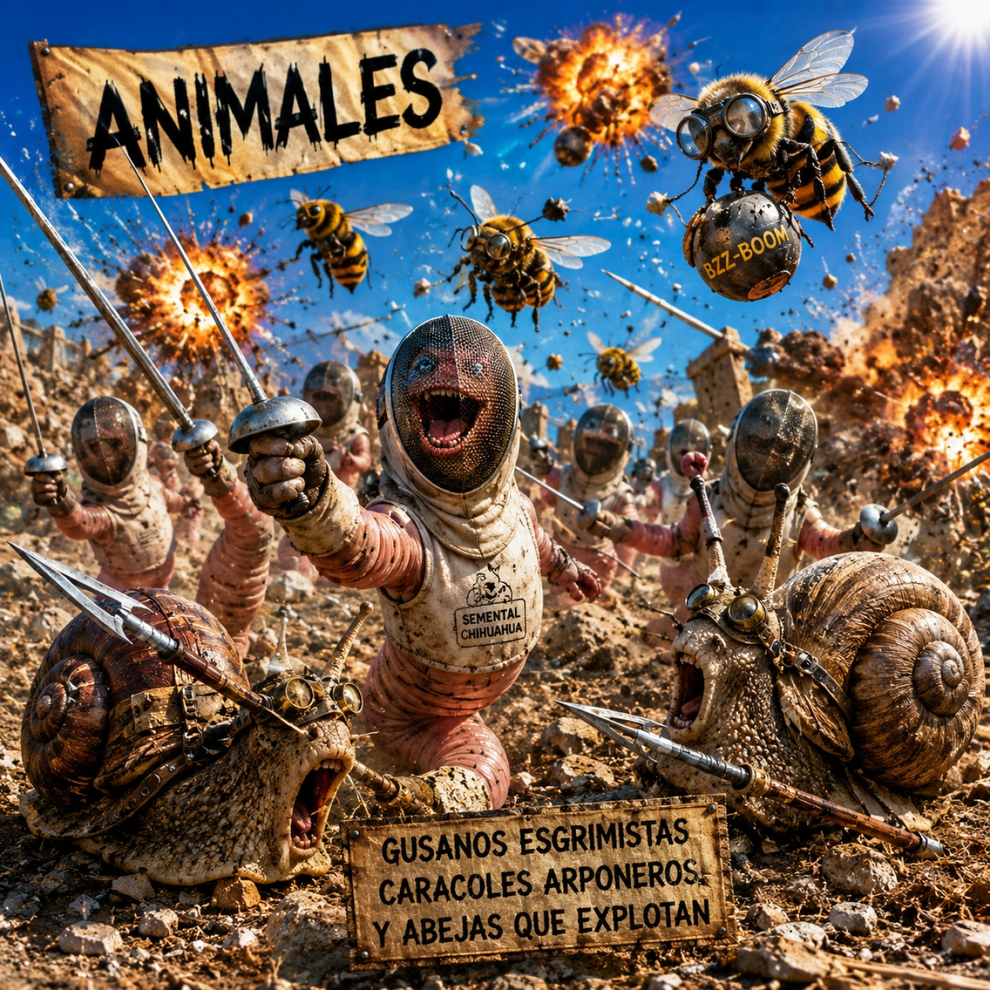 ANIMALES | Gusanos esgrimistas, caracoles arponeros y abejas que explotan. episode artwork