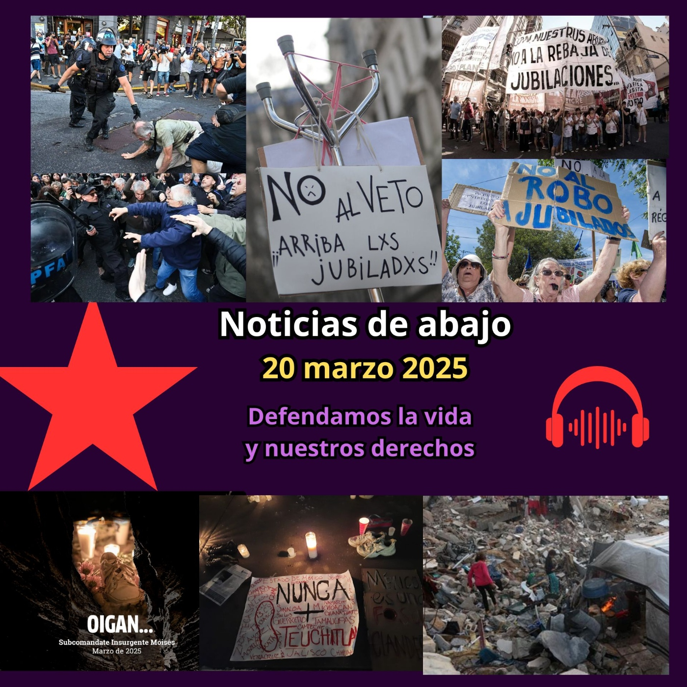 Noticias de abajo