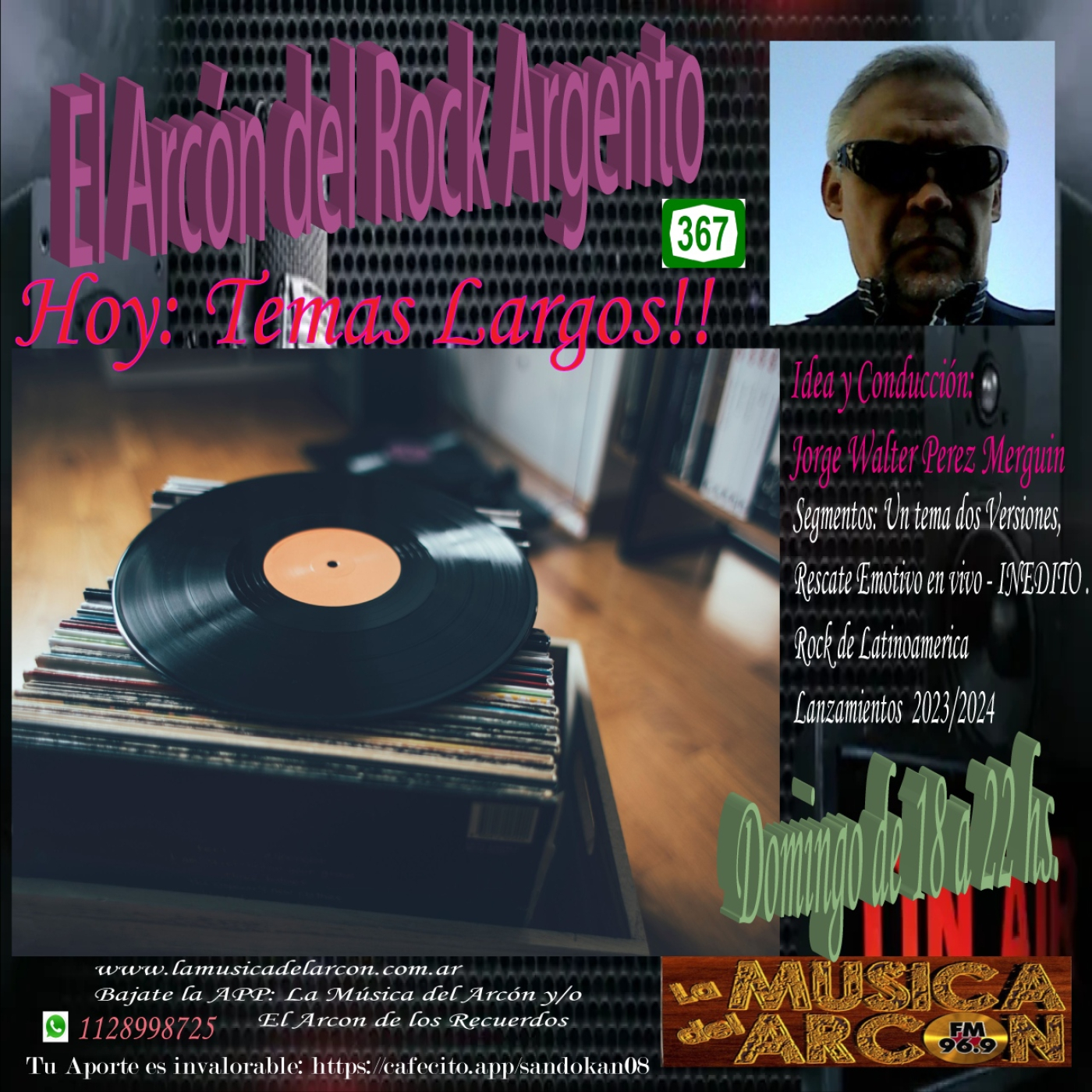 El Arcon del Rock Argento - Emision nº 367 - Canciones Largas del Rock - 31-03-2024 episode artwork