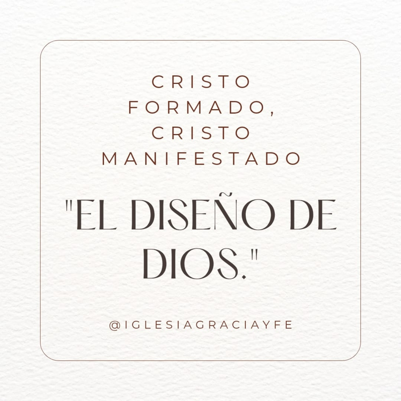 El Diseño de Dios (Cristo formado, Cristo manifestado 36) - Pastor Kenneth Solá episode artwork