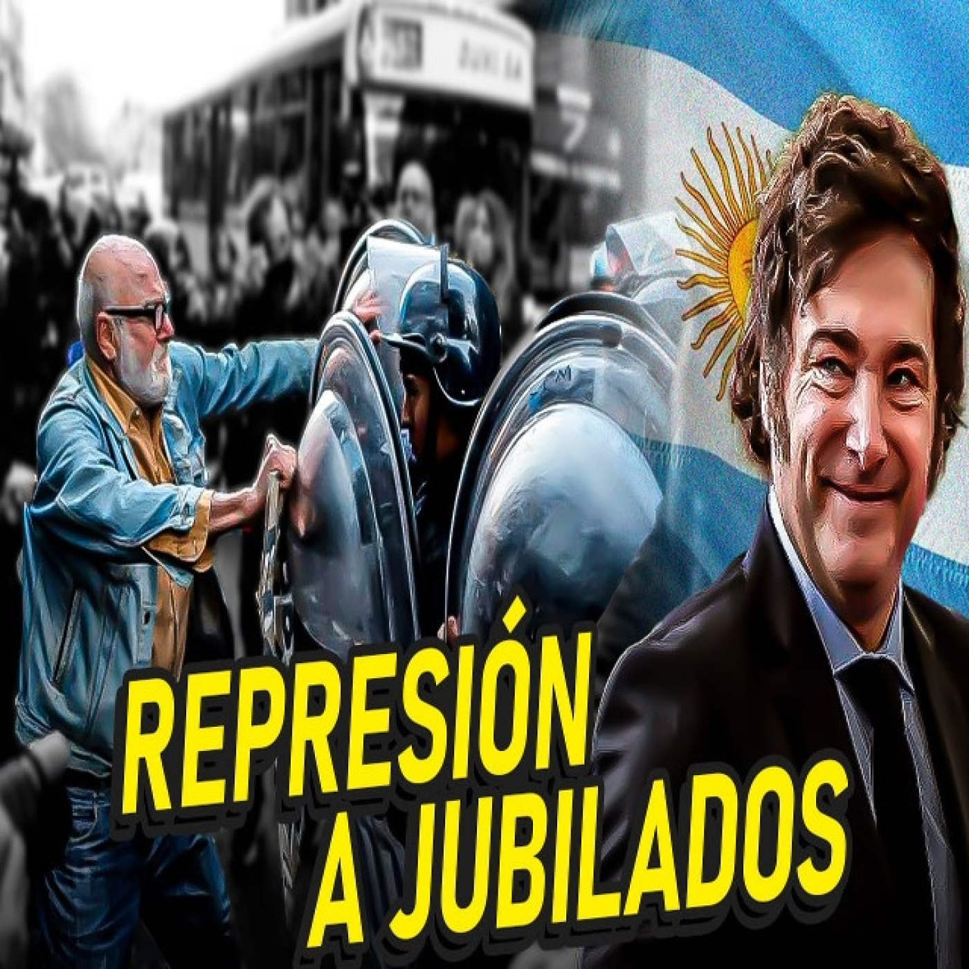 Milei disfruta de los recortes y golpes a los jubilados