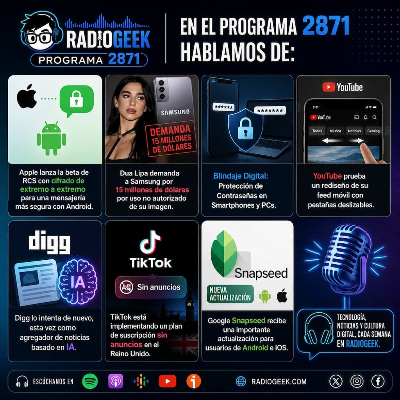 Radiogeek 2871 - Apple actualiza los iPhones y macOS