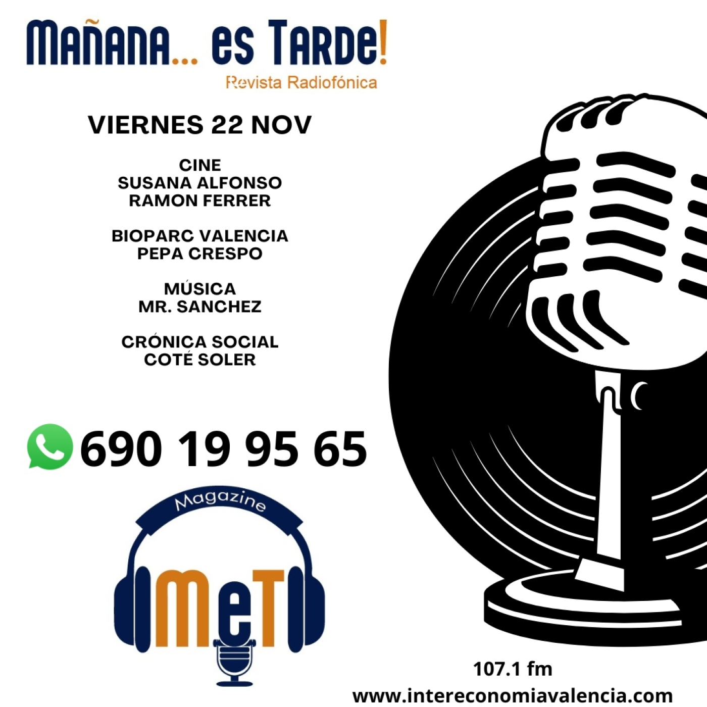 MAÑANA ES TARDE!!! MET