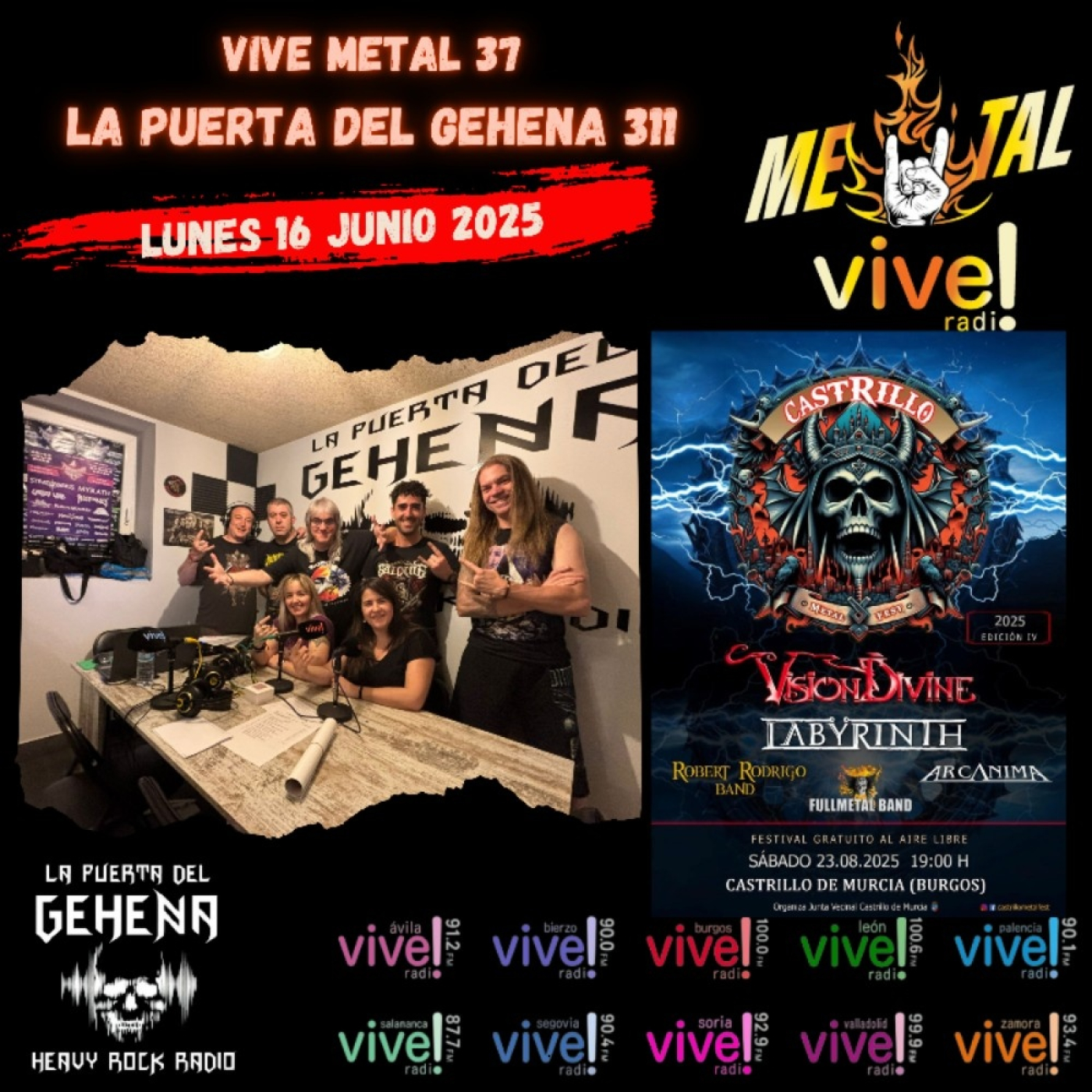 VIVE METAL Y LA PUERTA DEL GEHENA