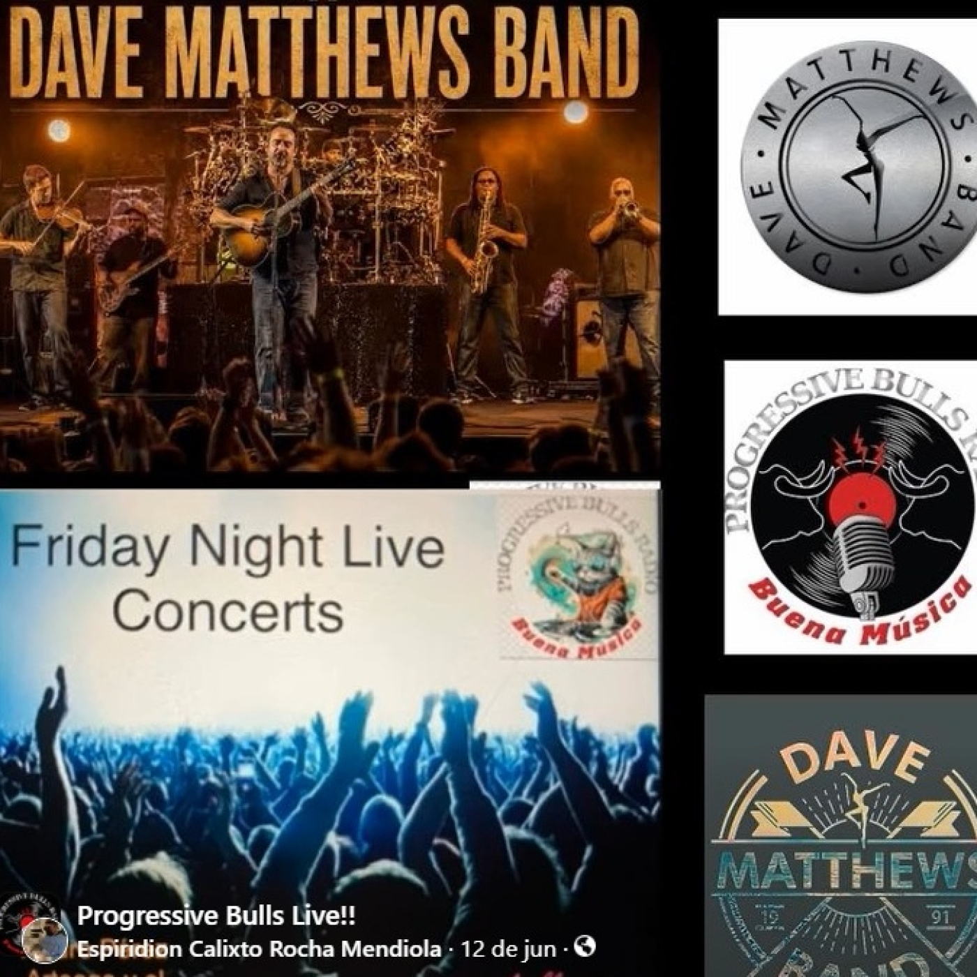 Progressive Bulls (Radio Online) : Friday Night Live Concerts Dave Mathews Banda episode artwork
