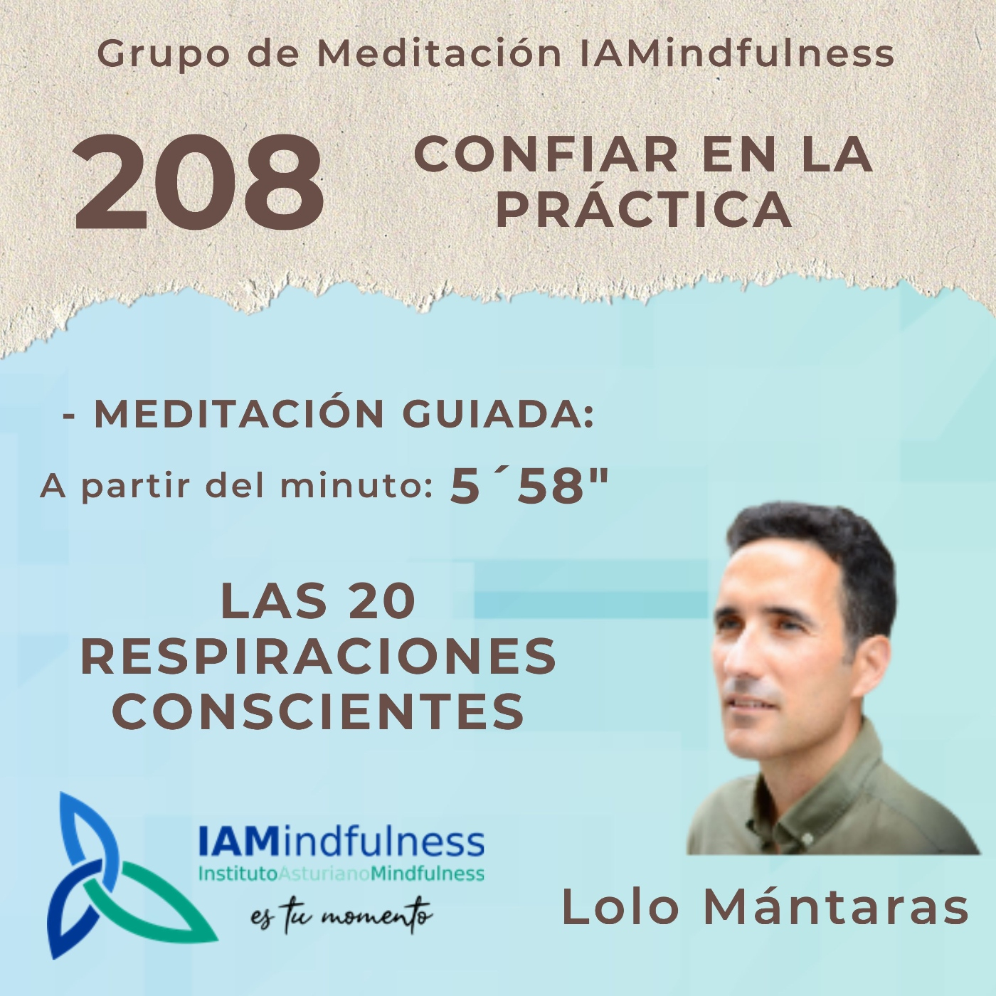 S208 CONFIAR EN LA PRÁCTICA - LAS 20 RESPIRACIONES CONSCIENTES episode artwork