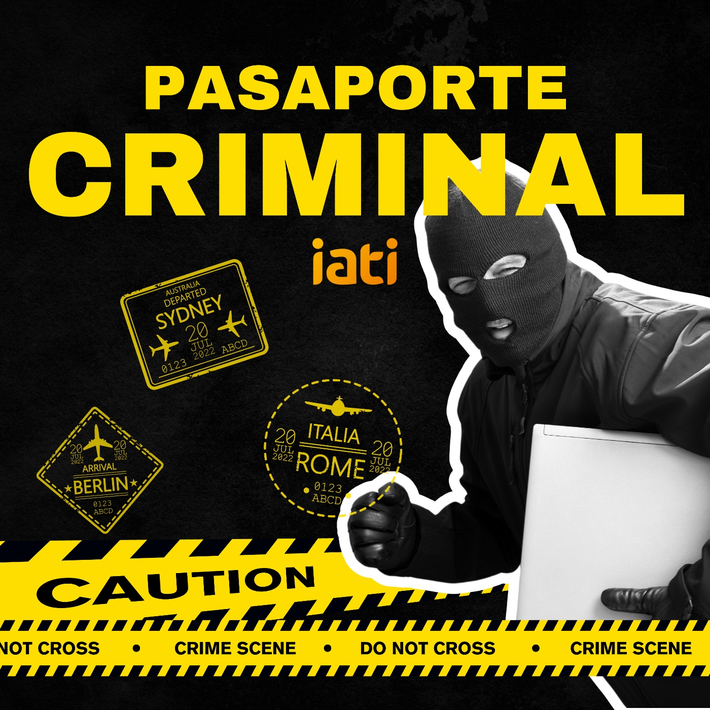 Pasaporte Criminal, Crímenes y Viajes