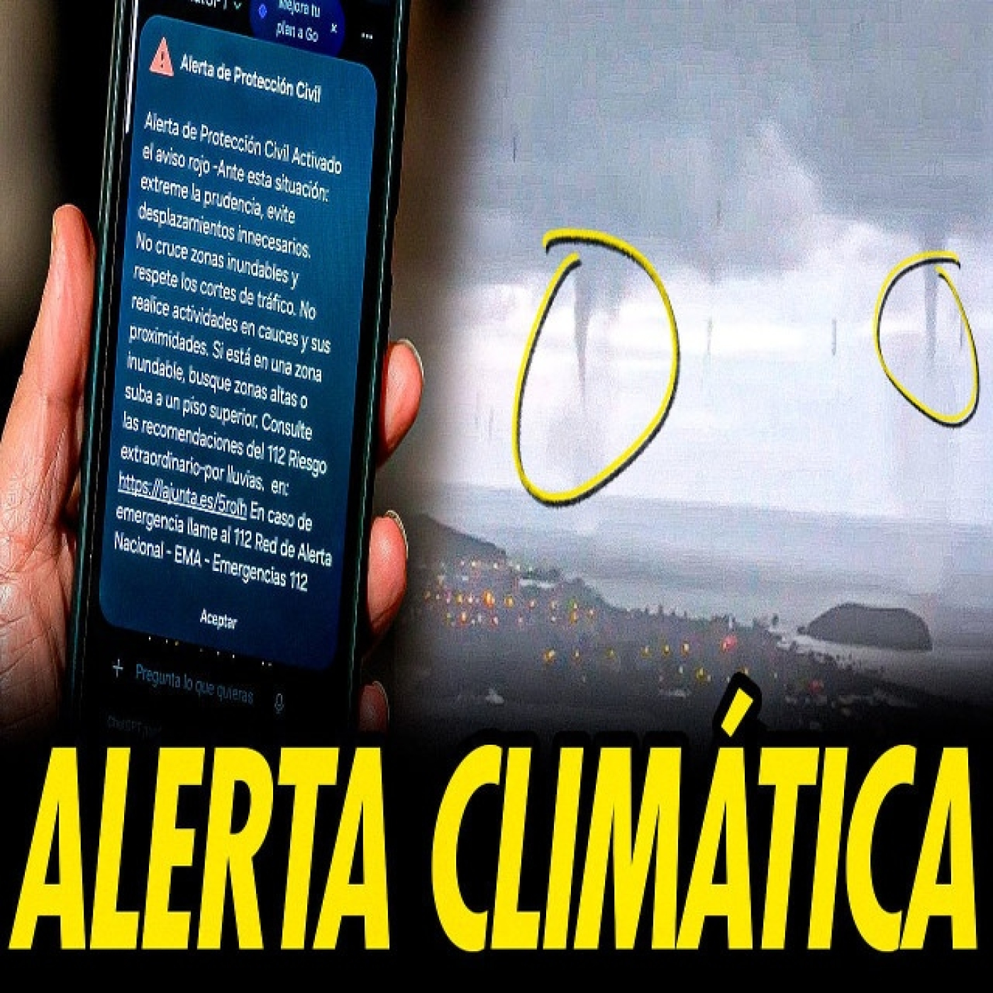 ALERTA ROJA: LLUVIAS EXTREMAS EN MÁLAGA, VALENCIA Y MURCIA