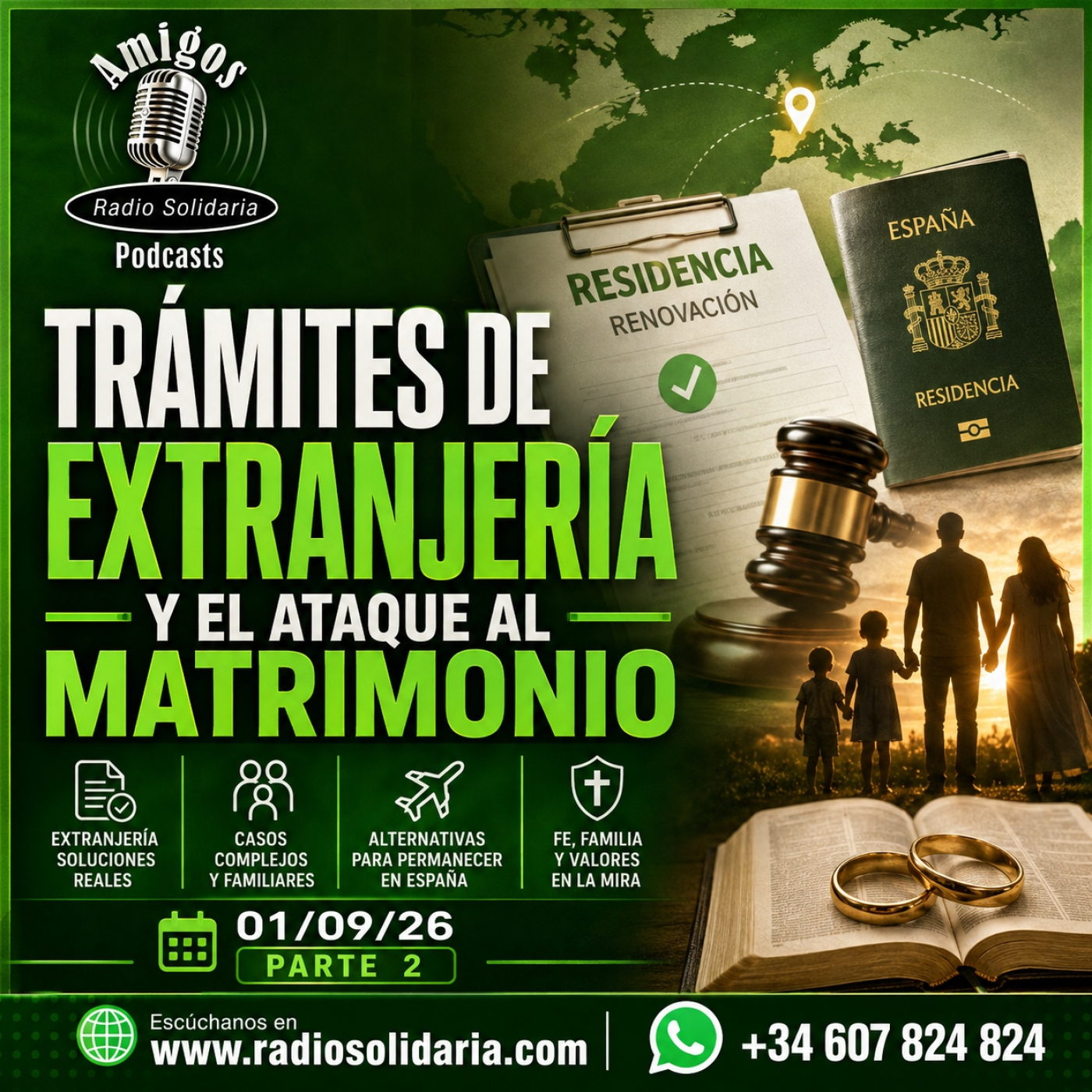 Trámites de Extranjería y el Ataque al Matrimonio | Amigos 01/09/26 P2