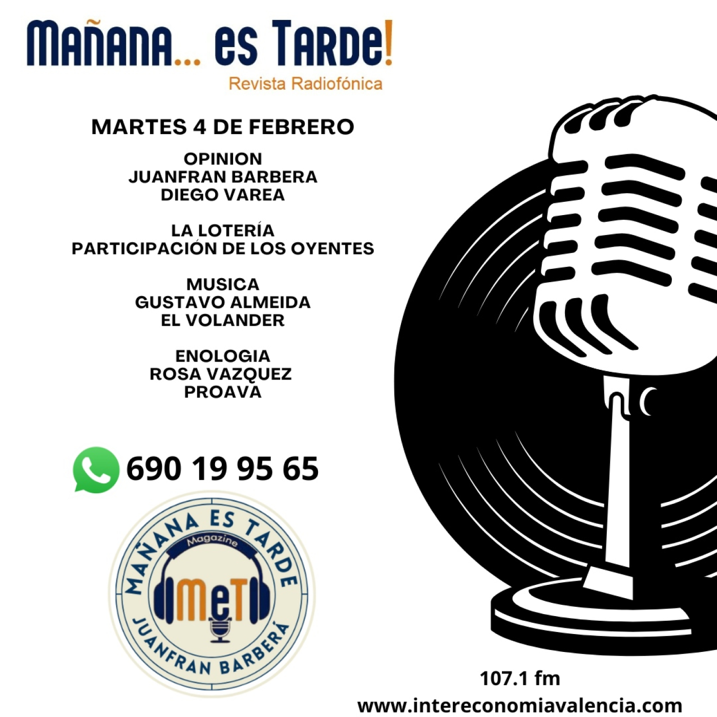MAÑANA ES TARDE!!! MET