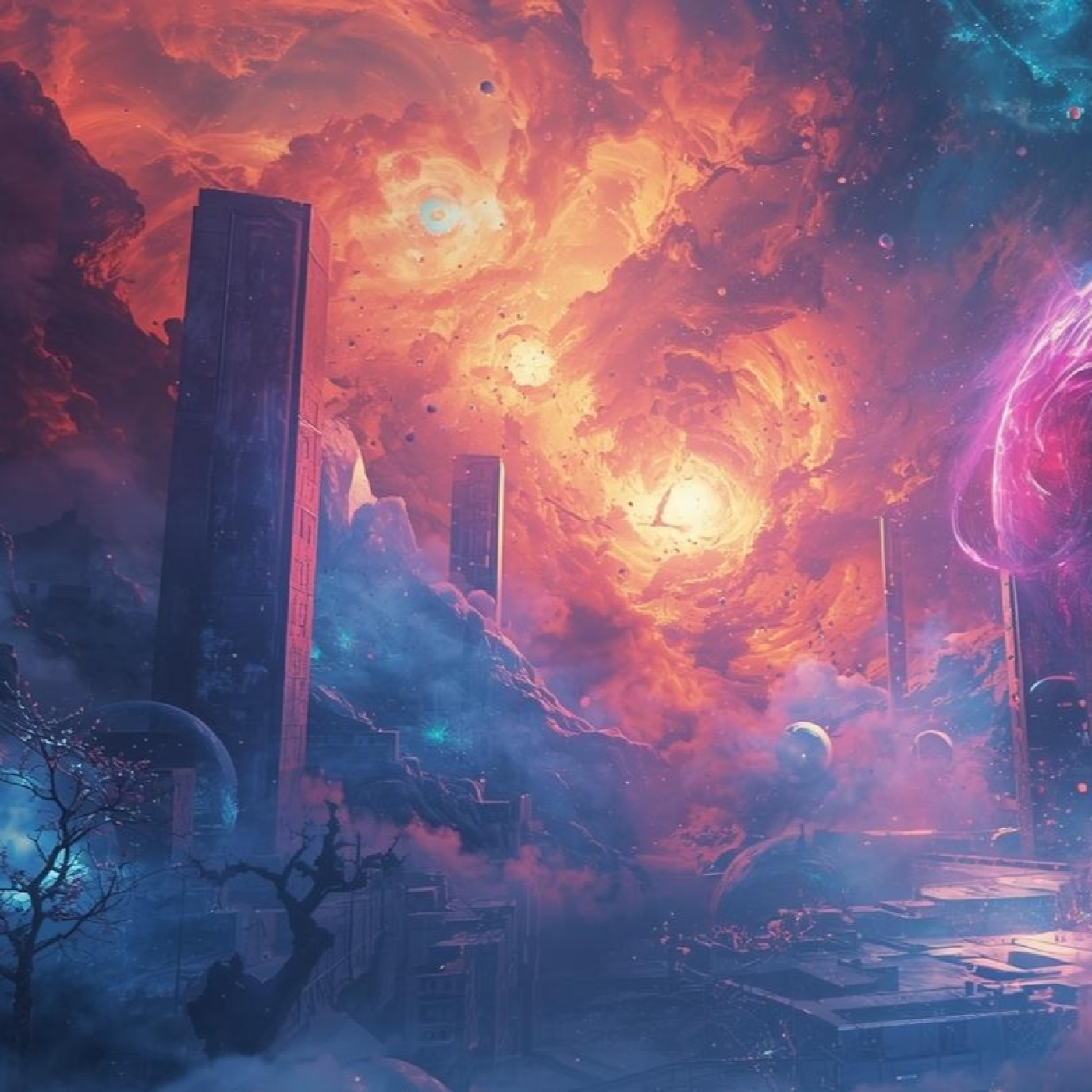 Hypnotic realms (Goa trance) episode artwork