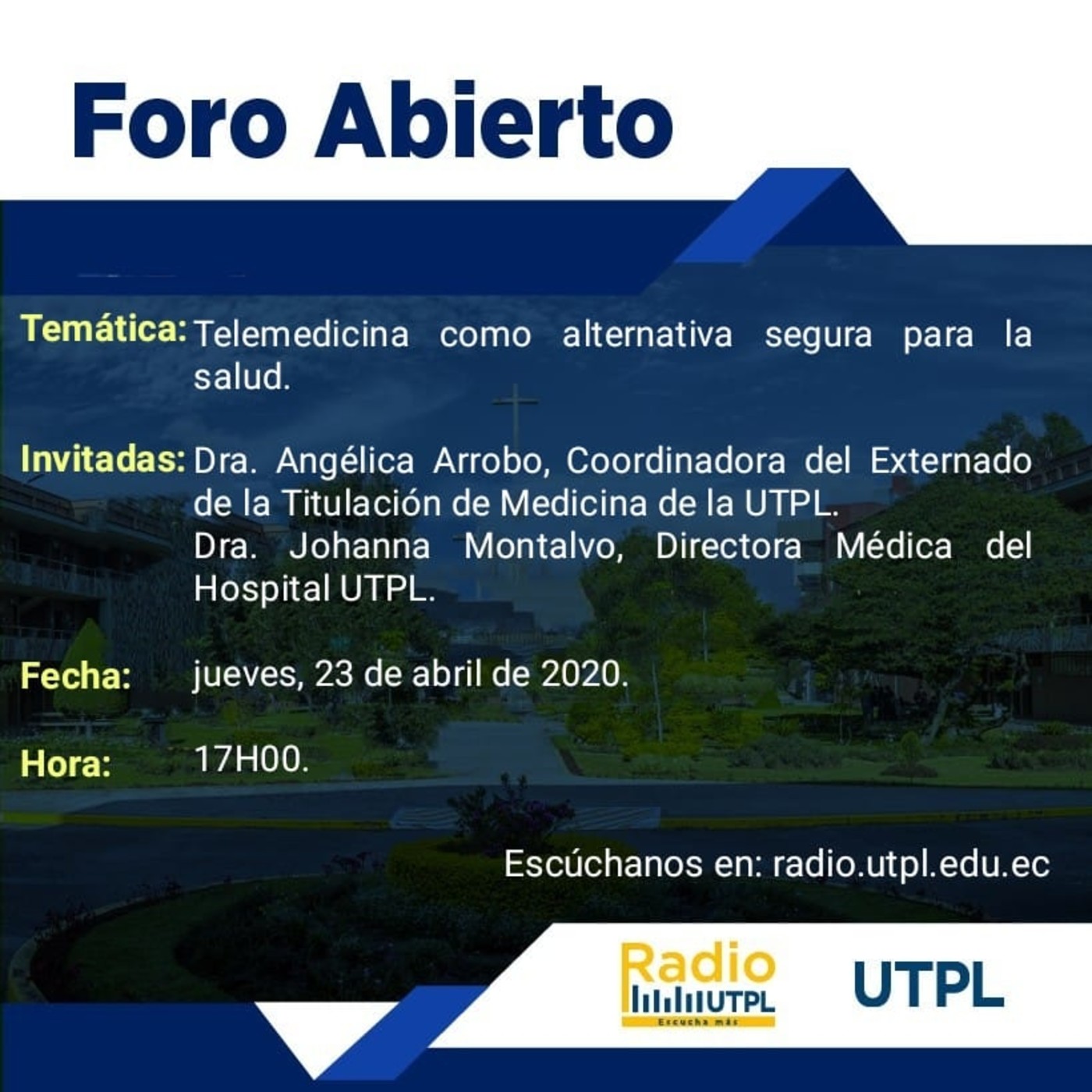 Foro Abierto, primer programa