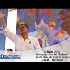 Inauguración Sistema de Control de Inundaciones Cañar y Naranjal 12/01/2015