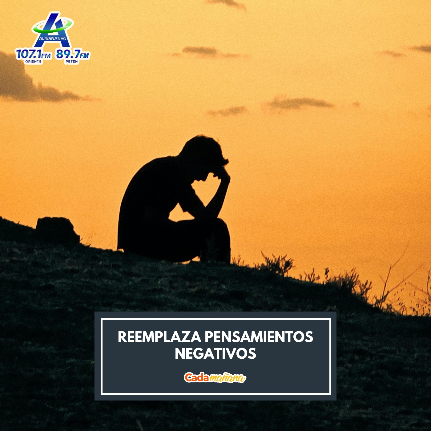 Reemplaza pensamientos negativos