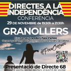 Conferència DIRECTES A LA INDEPENDÈNCIA a Granollers - CEMAV