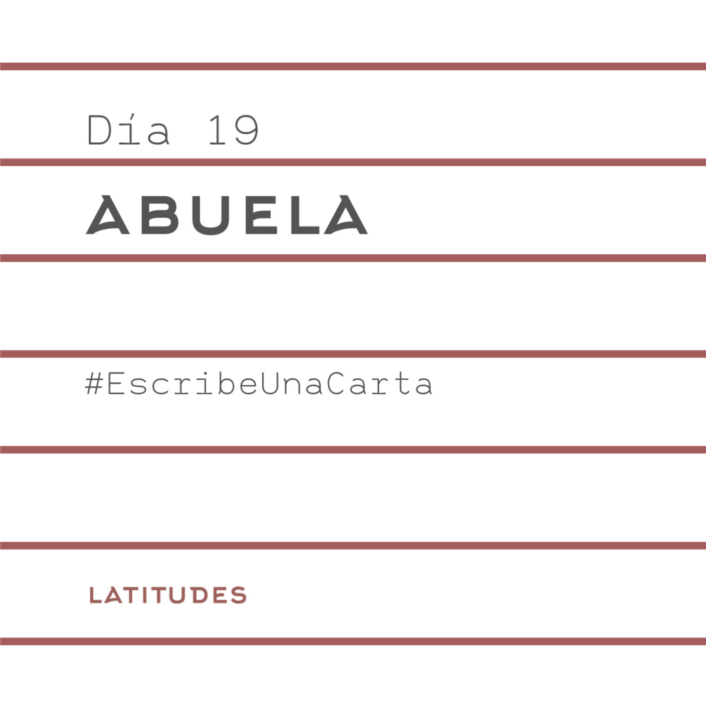 Escribe una carta