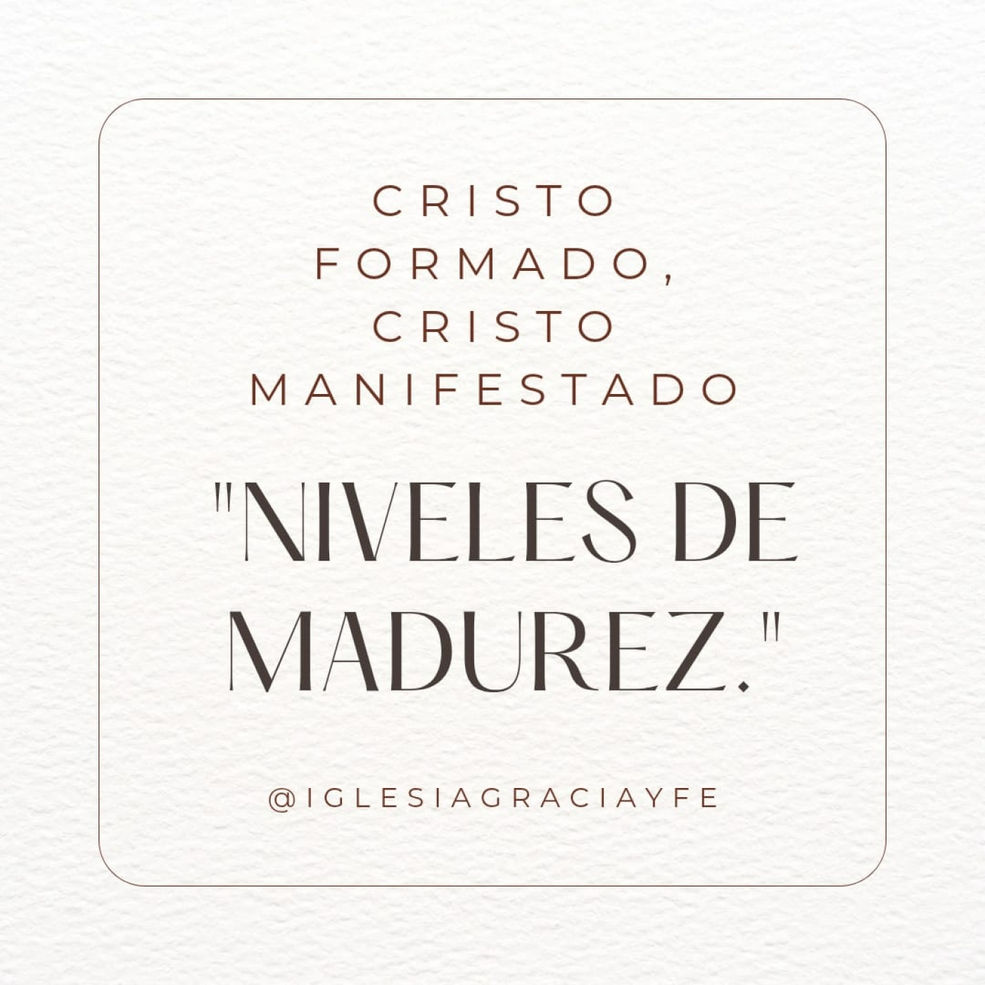 Niveles de Madurez(Cristo Formado Cristo Manifestado 50)- Pastor Kenneth Solá episode artwork