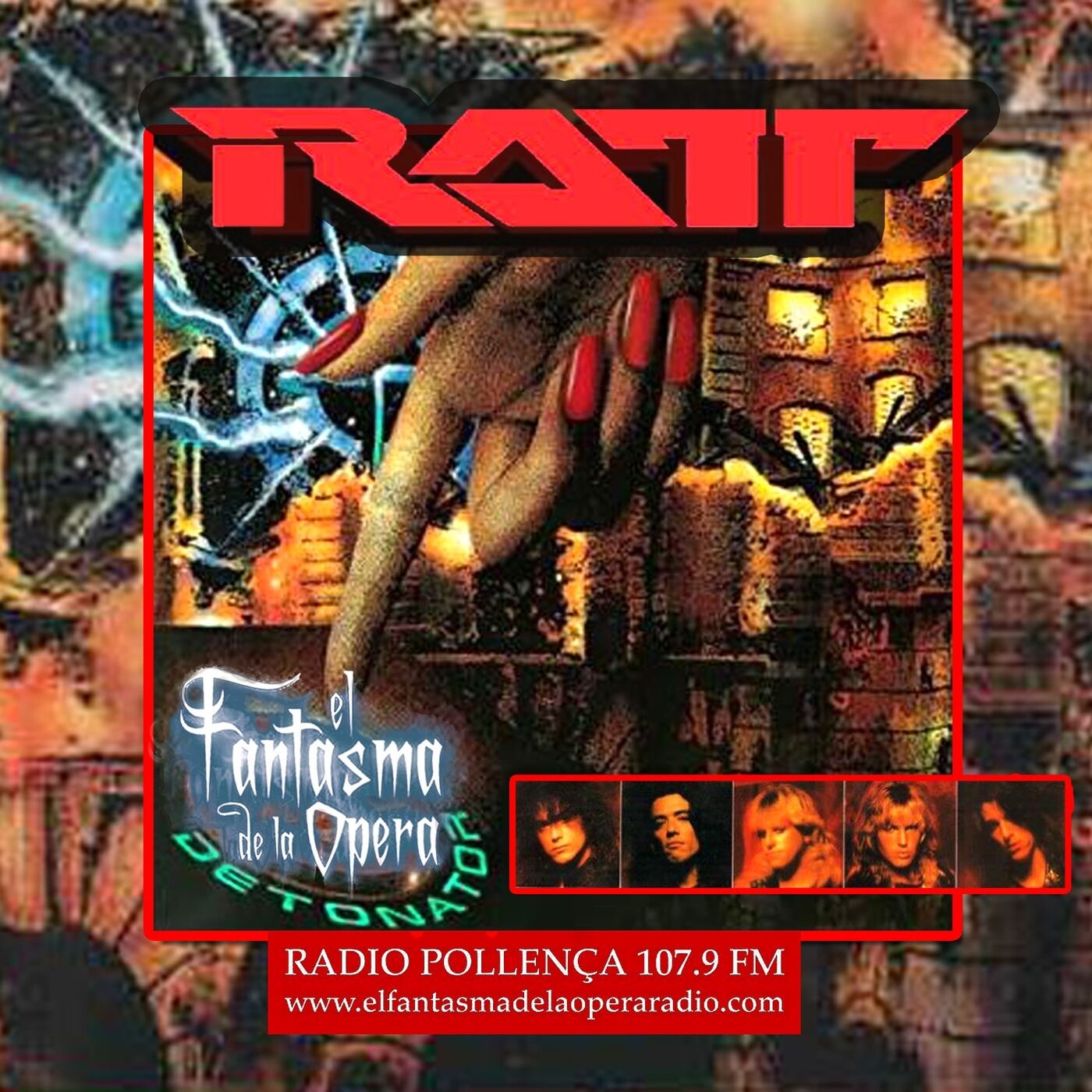 El Fantasma de la Ópera Radio 06-10-21 Especial Ratt Detonator episode artwork